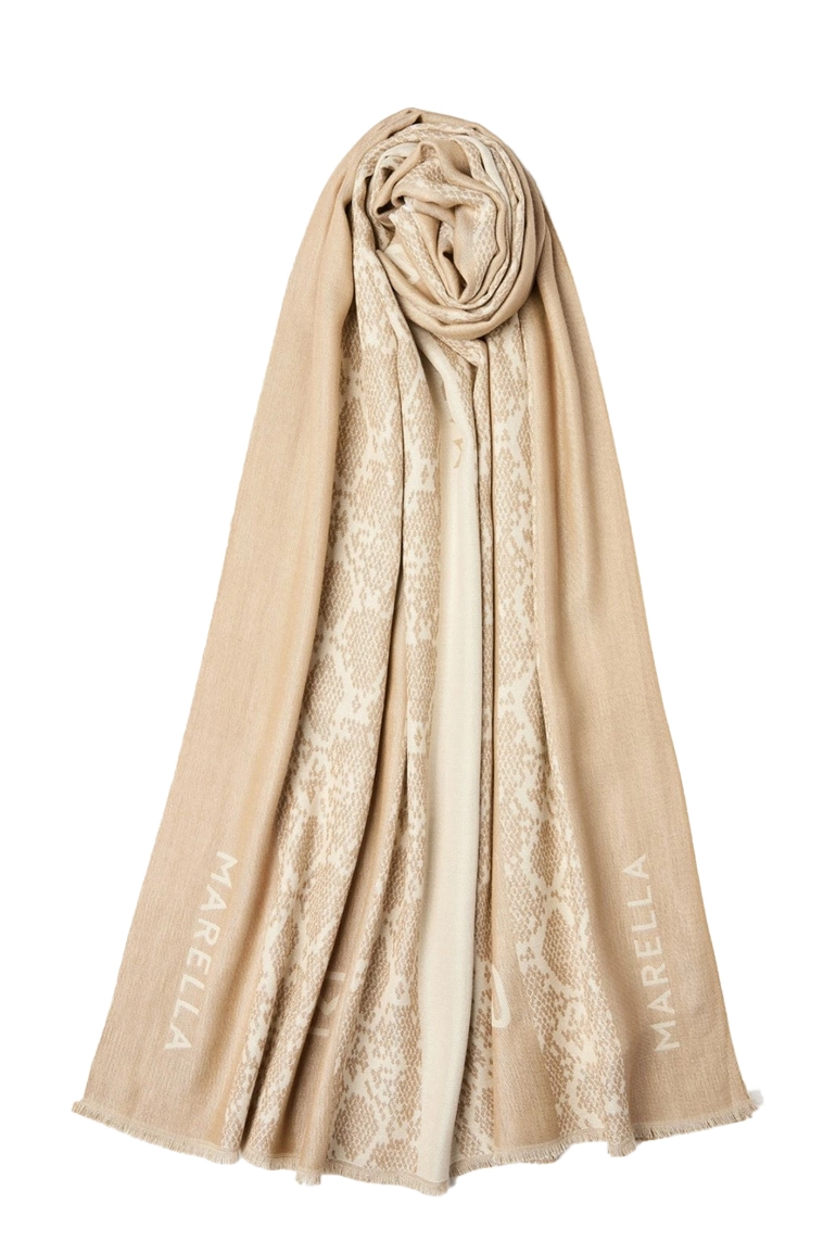 STOLA IN VISCOSA JACQUARD CON LUREX DONNA