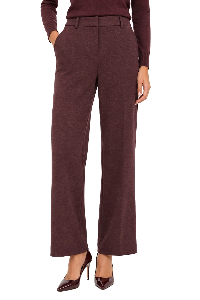 PANTALONE PALAZZO IN CINIGLIA STRETCH DONNA VIOLA