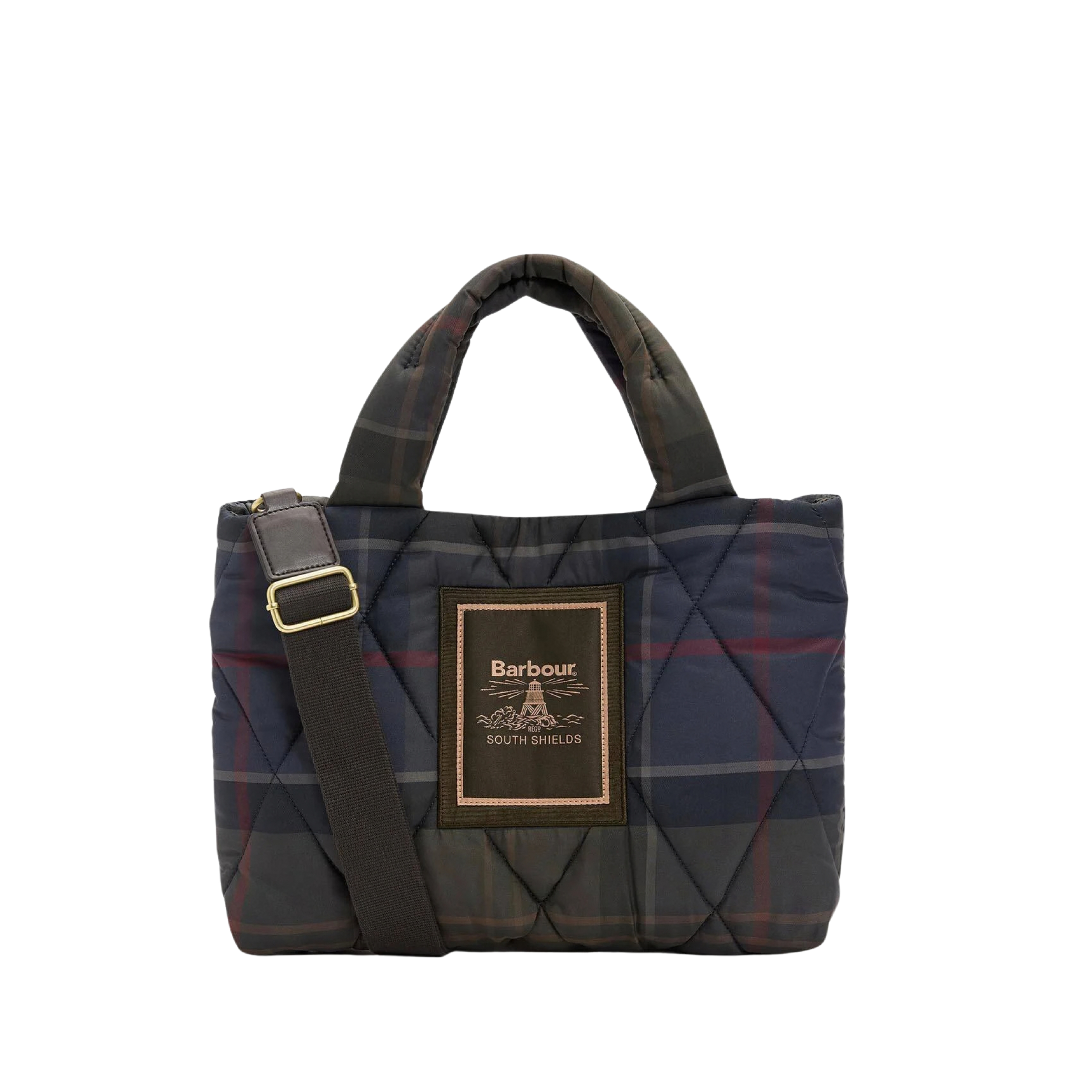 BORSA A MANO TOTE MINI TRAPUNTATA CON TRACOLLA DONNA VERDE