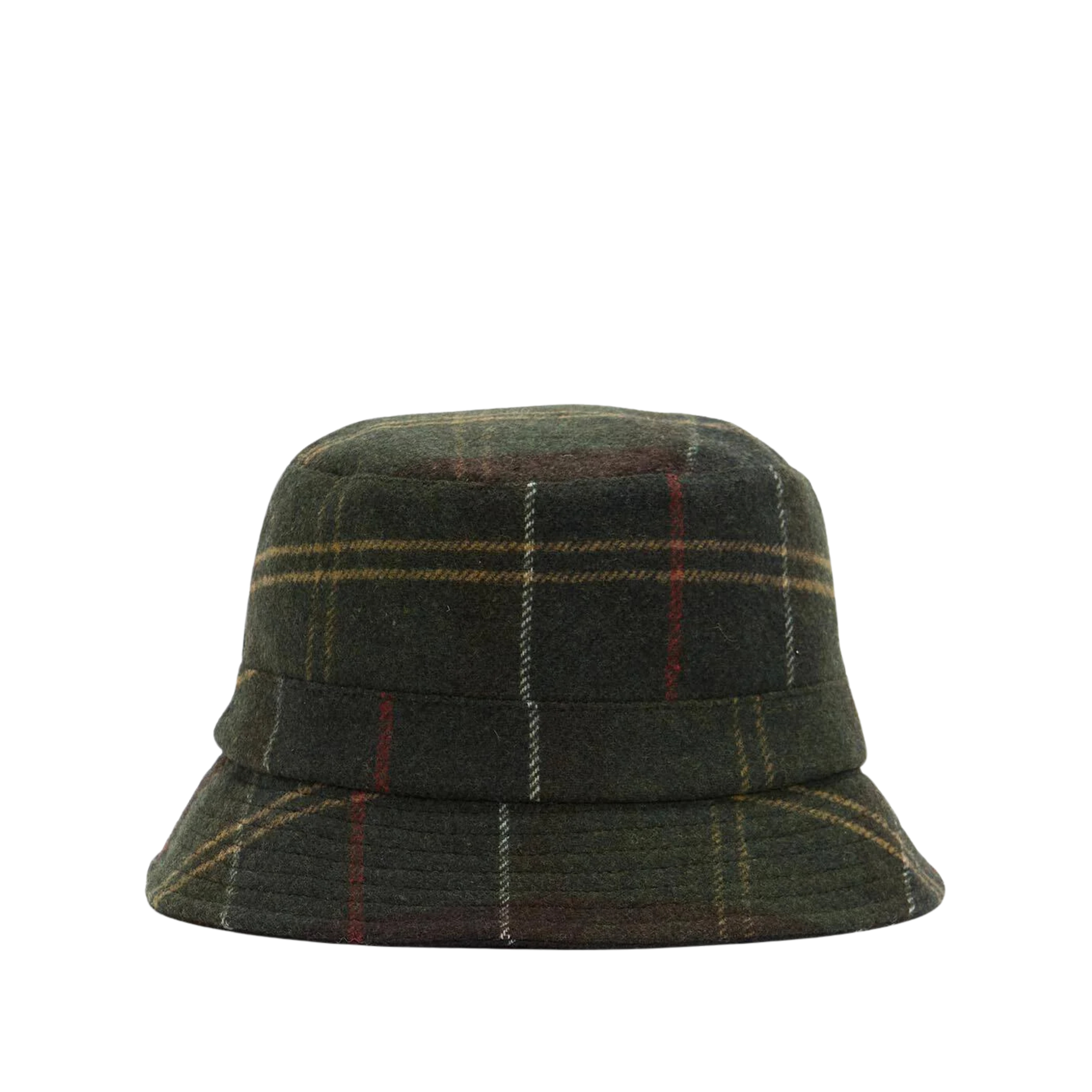 CAPPELLO A SECCHIELLO IN TARTAN DONNA VERDE