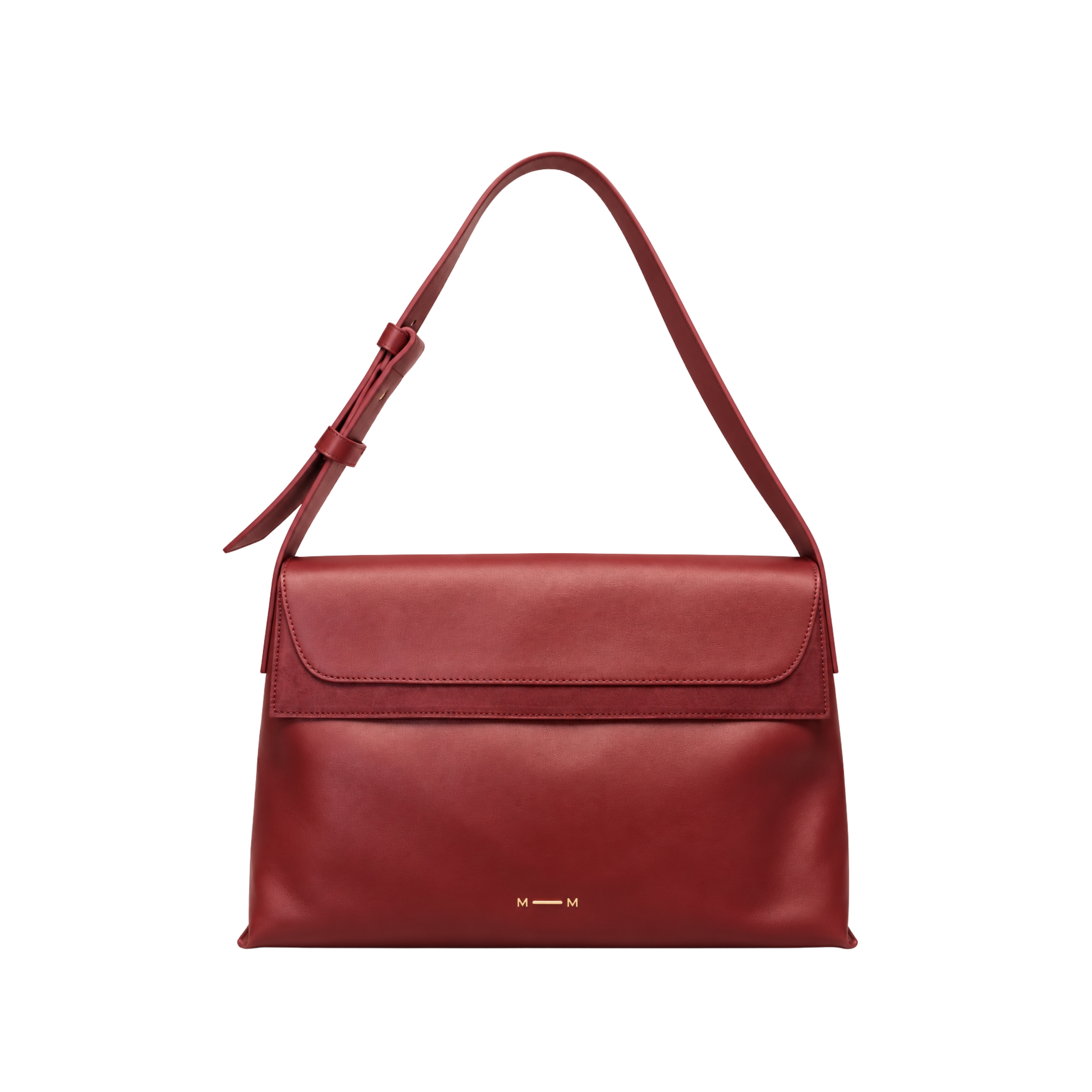 BORSA A SPALLA CHIUSURA PATTA MAGNETICA DONNA ROSSO