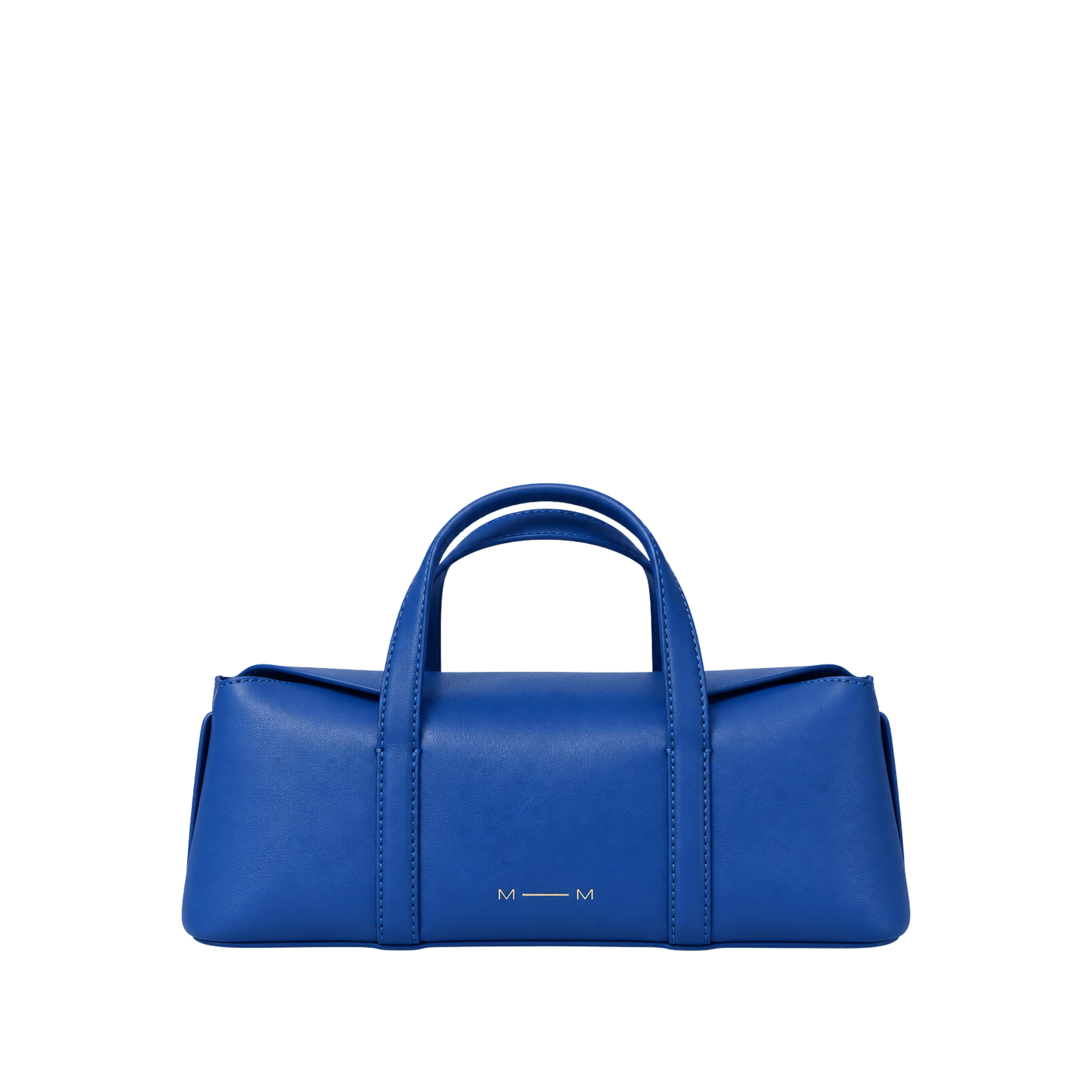BORSA A MANO BAULETTO IN ECOPELLE DONNA BLU