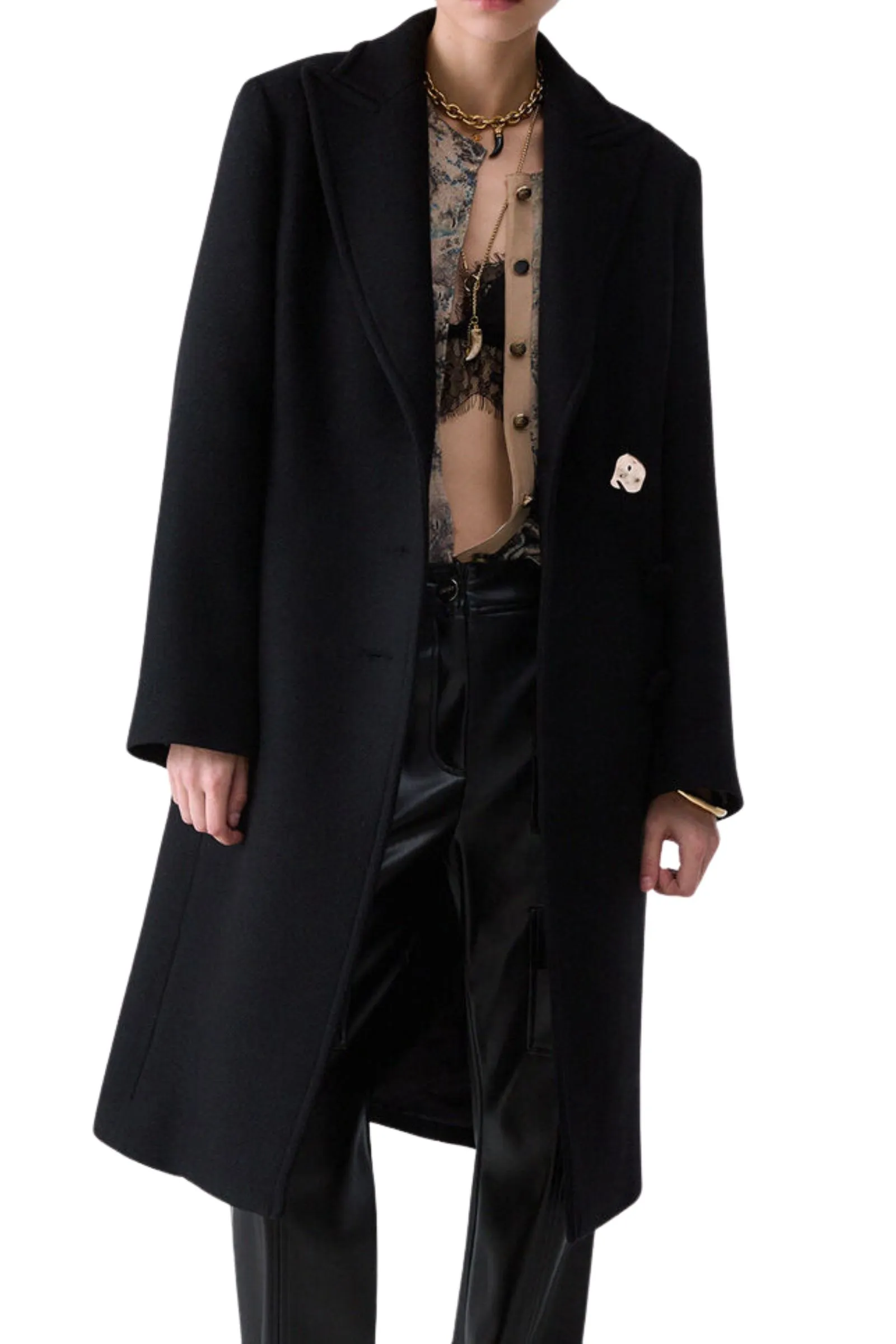CAPPOTTO LUNGO IN LANA DONNA
