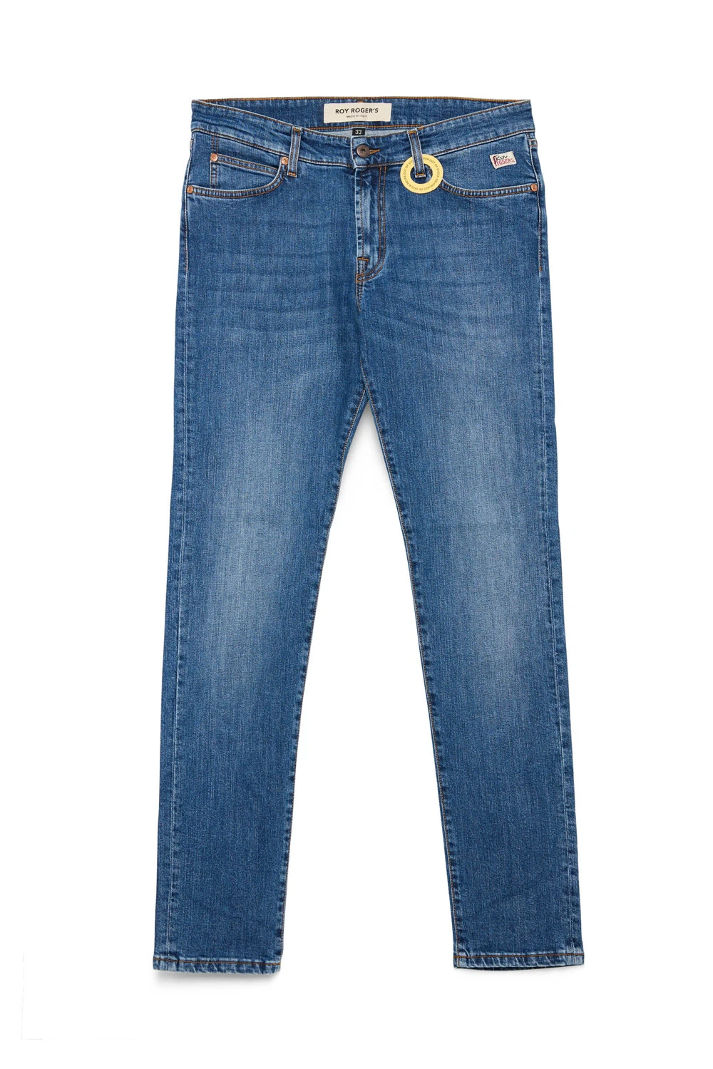 JEANS REGULAR GAMBA DRITTA UOMO BLU