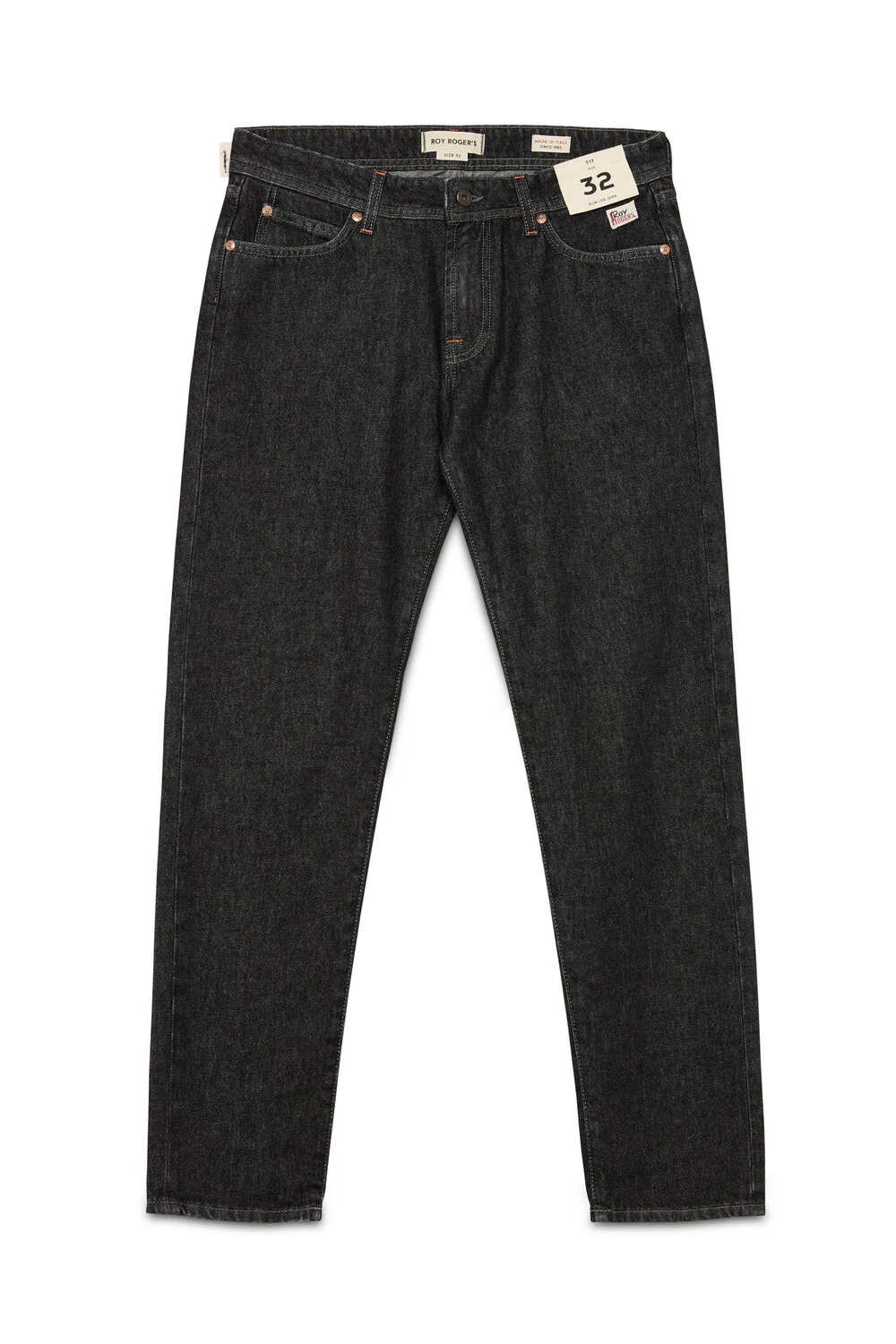 JEANS REGULAR GAMBA DRITTA UOMO NERO