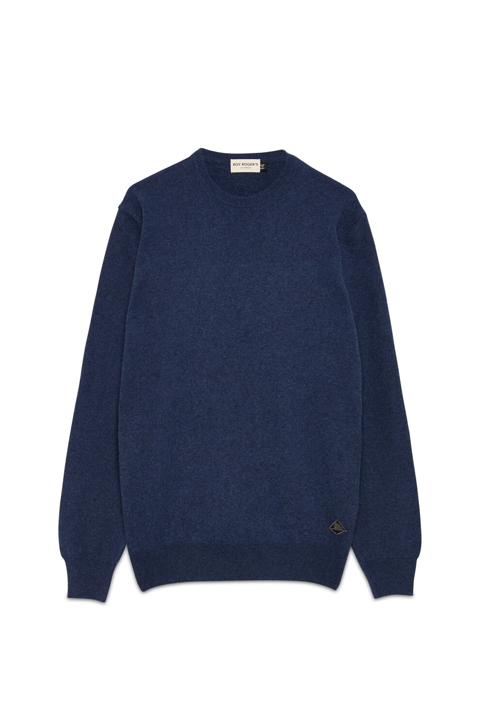 MAGLIA GIROCOLLO IN LANA UOMO BLU