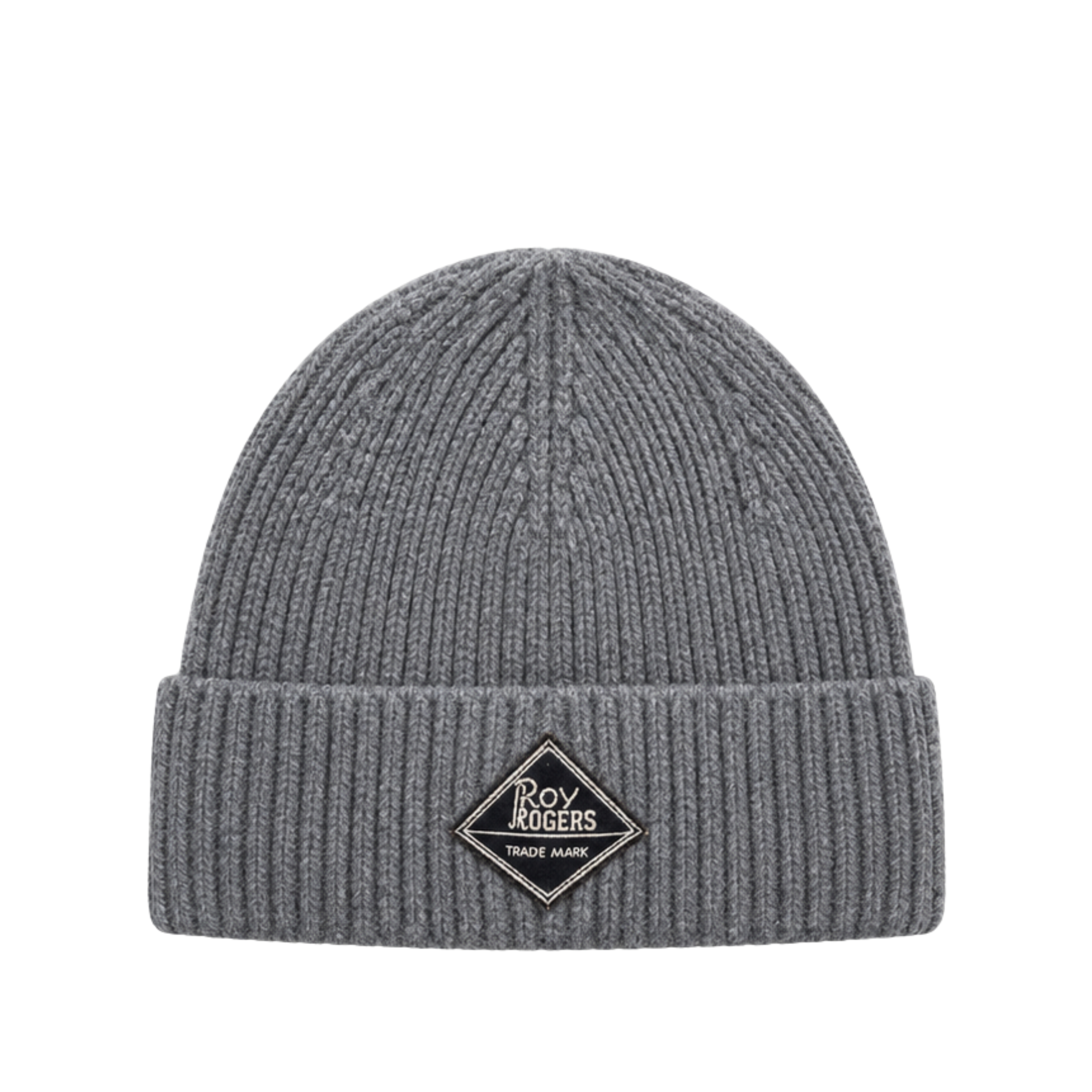 CAPPELLO BEANIE IN MAGLIA UNISEX GRIGIO