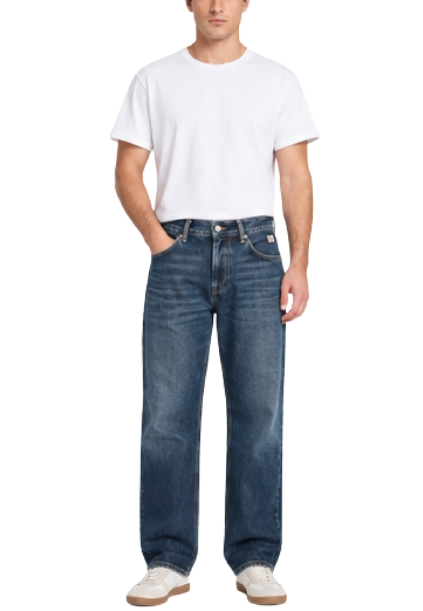 JEANS REGULAR DAPPER IN DENIM UOMO BLU