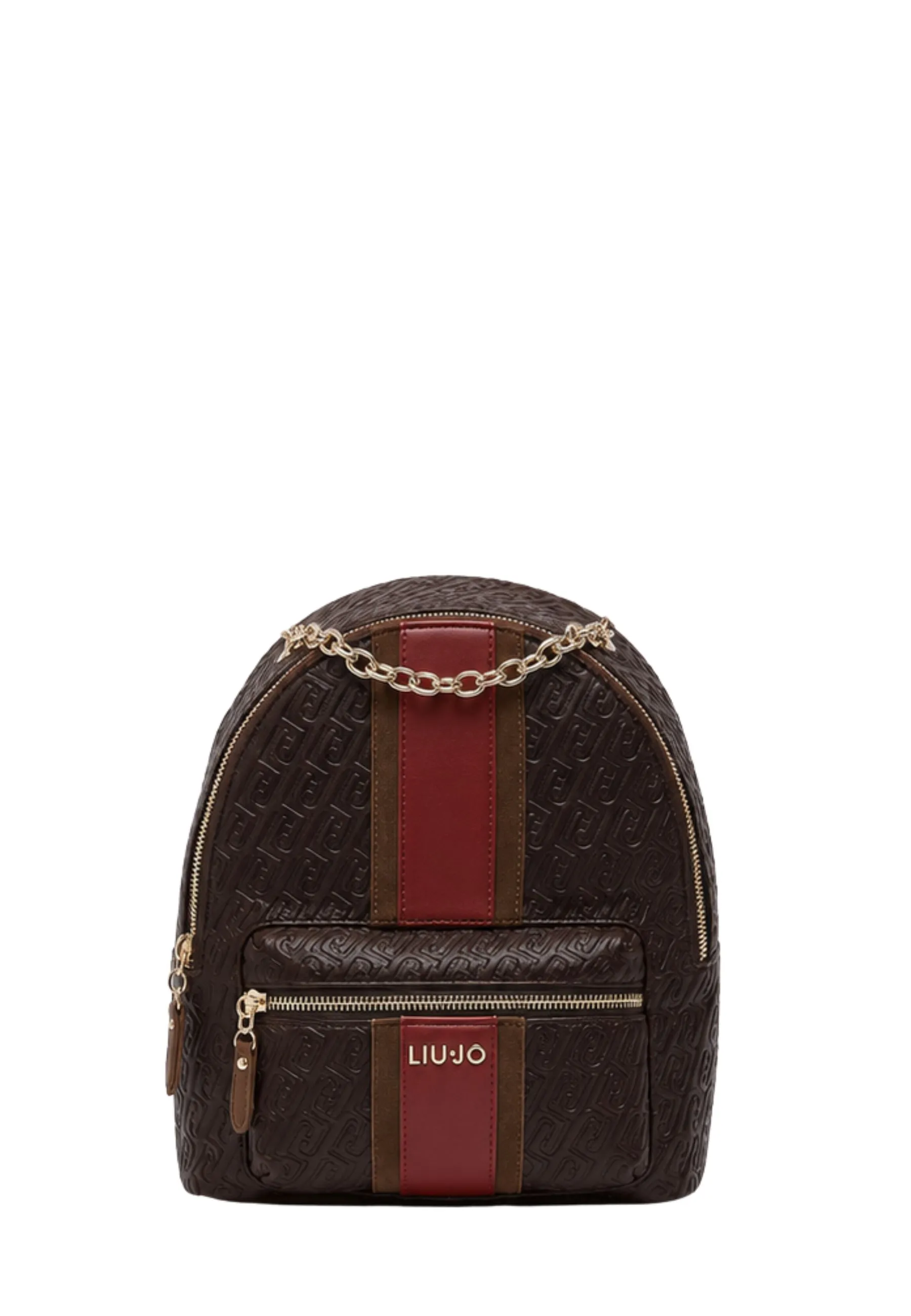 ZAINO CON LOGO MONOGRAM DONNA MARRONE