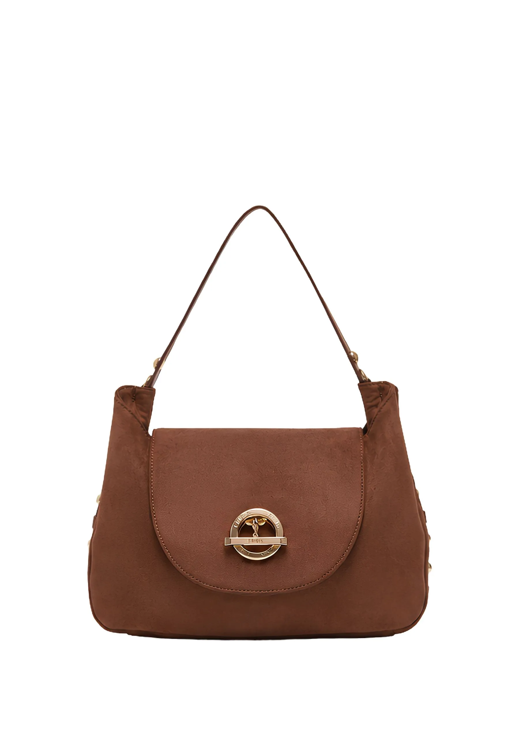 BORSA A MANO IN MICROFIBRA DONNA MARRONE