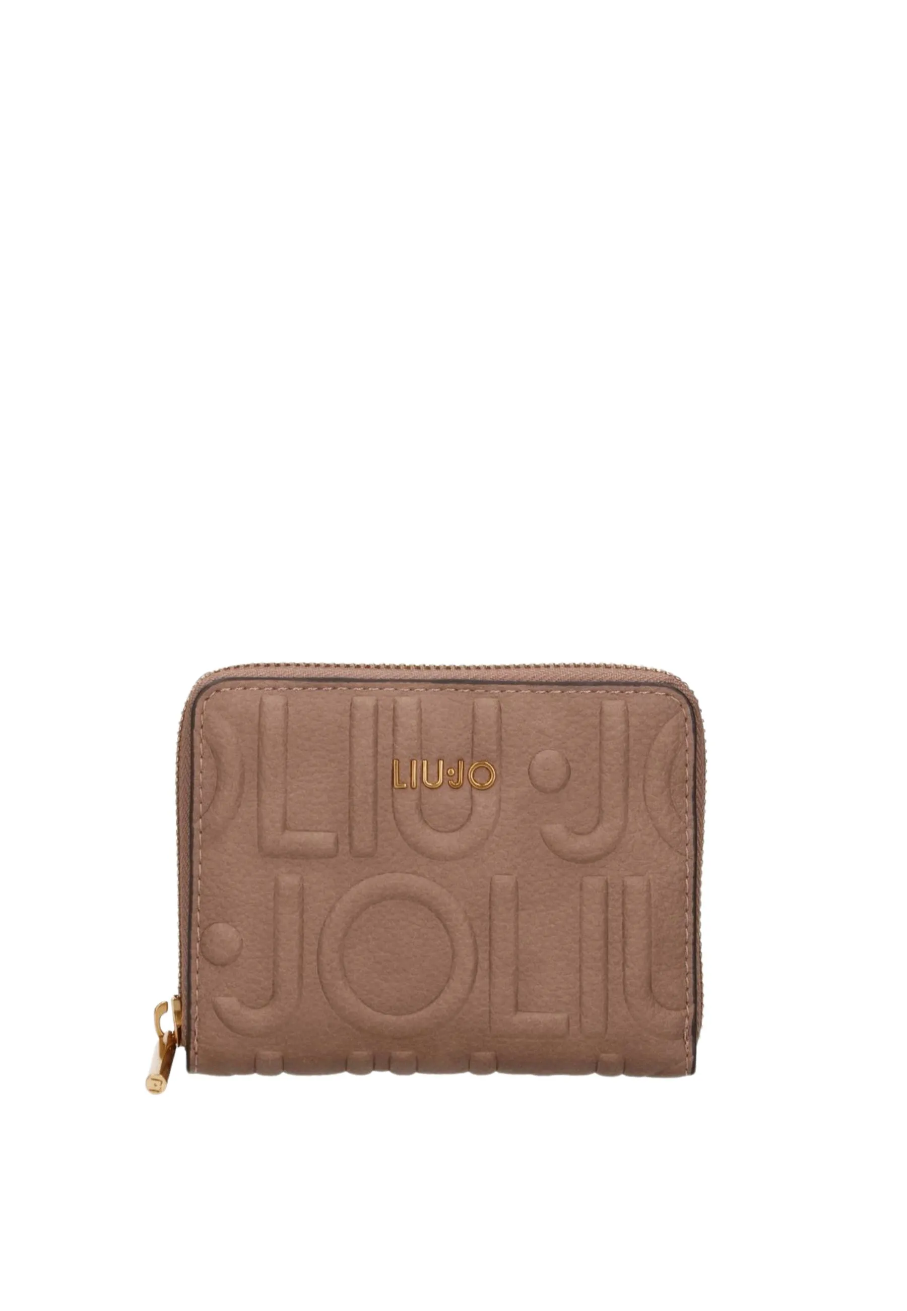 PORTAFOGLIO PICCOLO CON LOGO EMBOSSED DONNA MOCHA