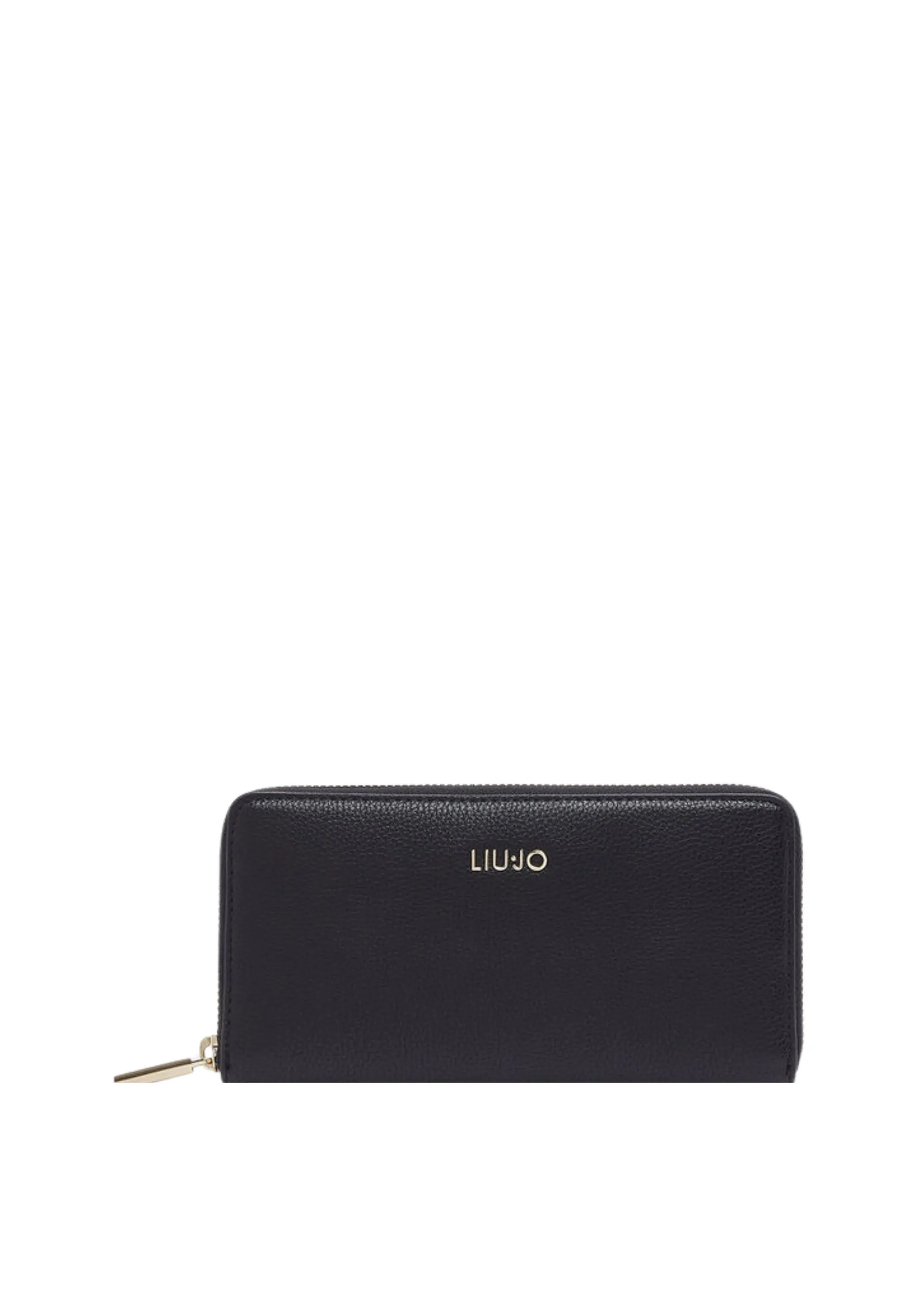 PORTAFOGLIO LIU JO GRANDE CON ZIP DONNA NERO