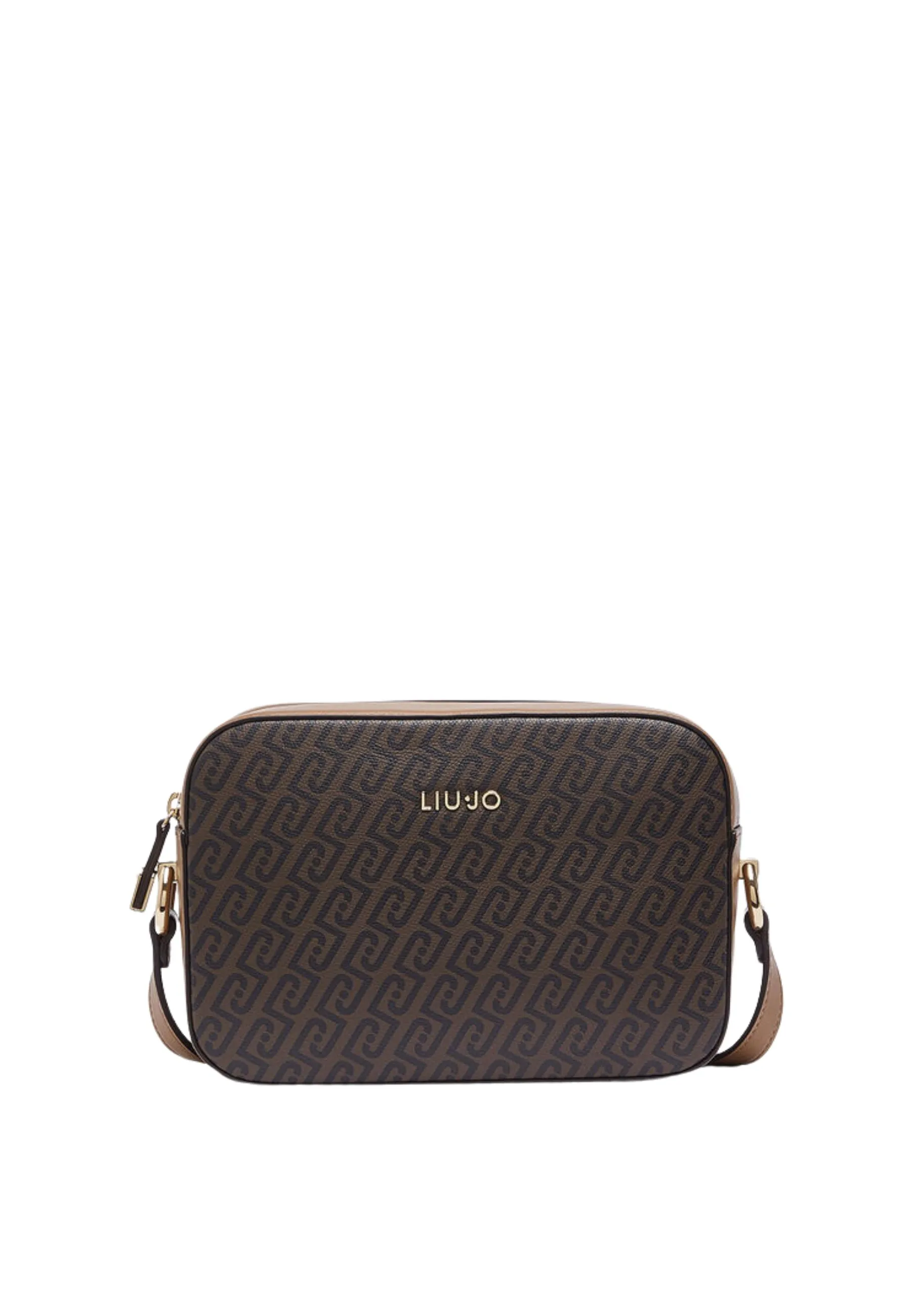 BORSA A TRACOLLA MEDIA MONOGRAM DONNA BEIGE