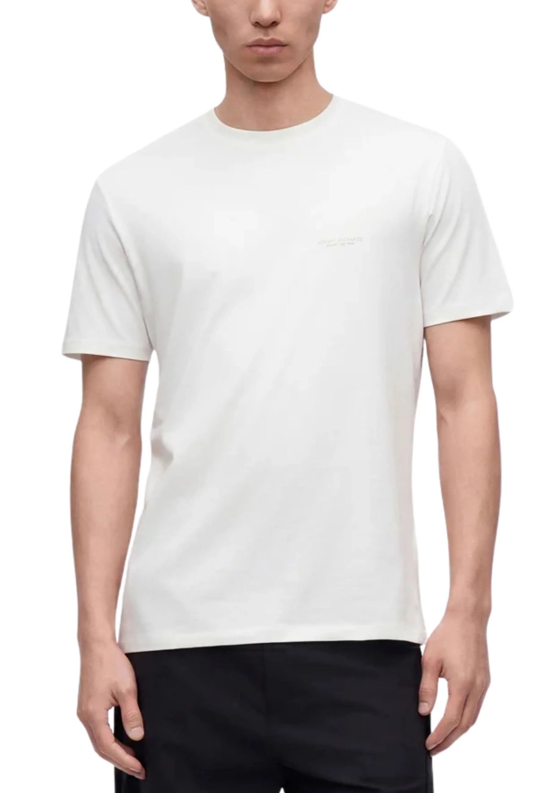 T-SHIRT SLIM GYM FIT UOMO BIANCA