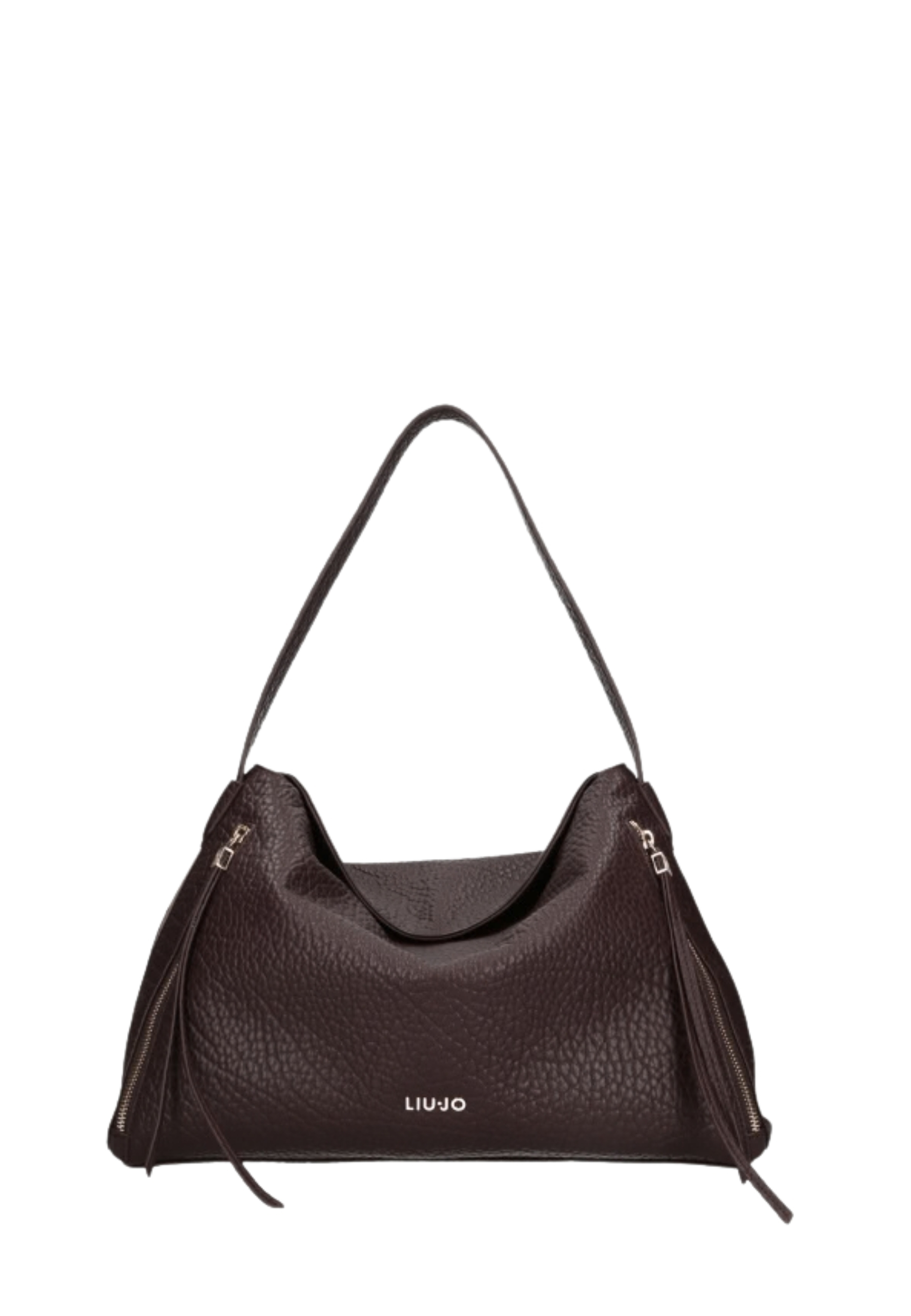 BORSA A SPALLA HOBO EFFETTO BOTTALATO DONNA BORDEAUX