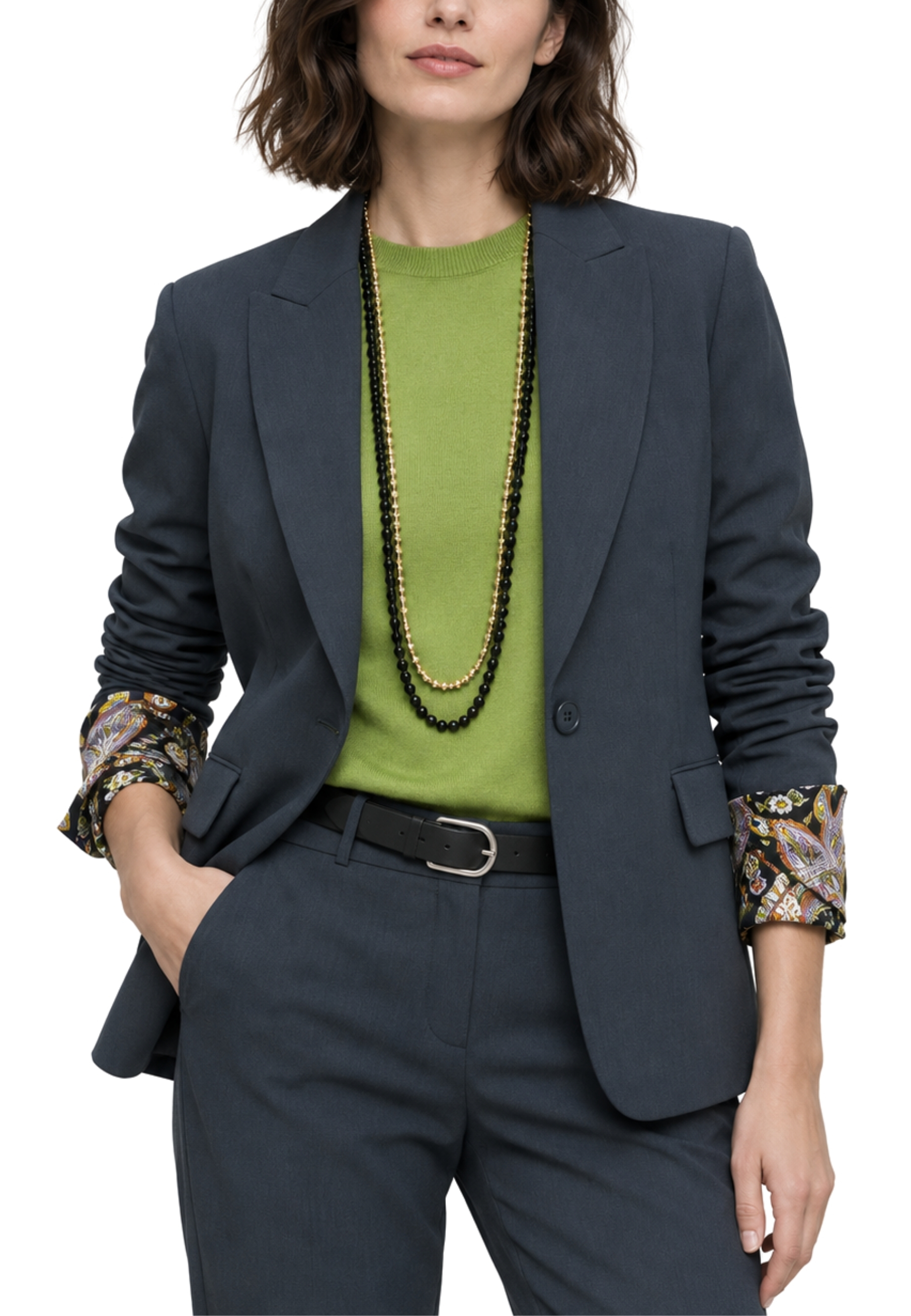 BLAZER SARTORIALE SFIANCATO DONNA GRIGIO