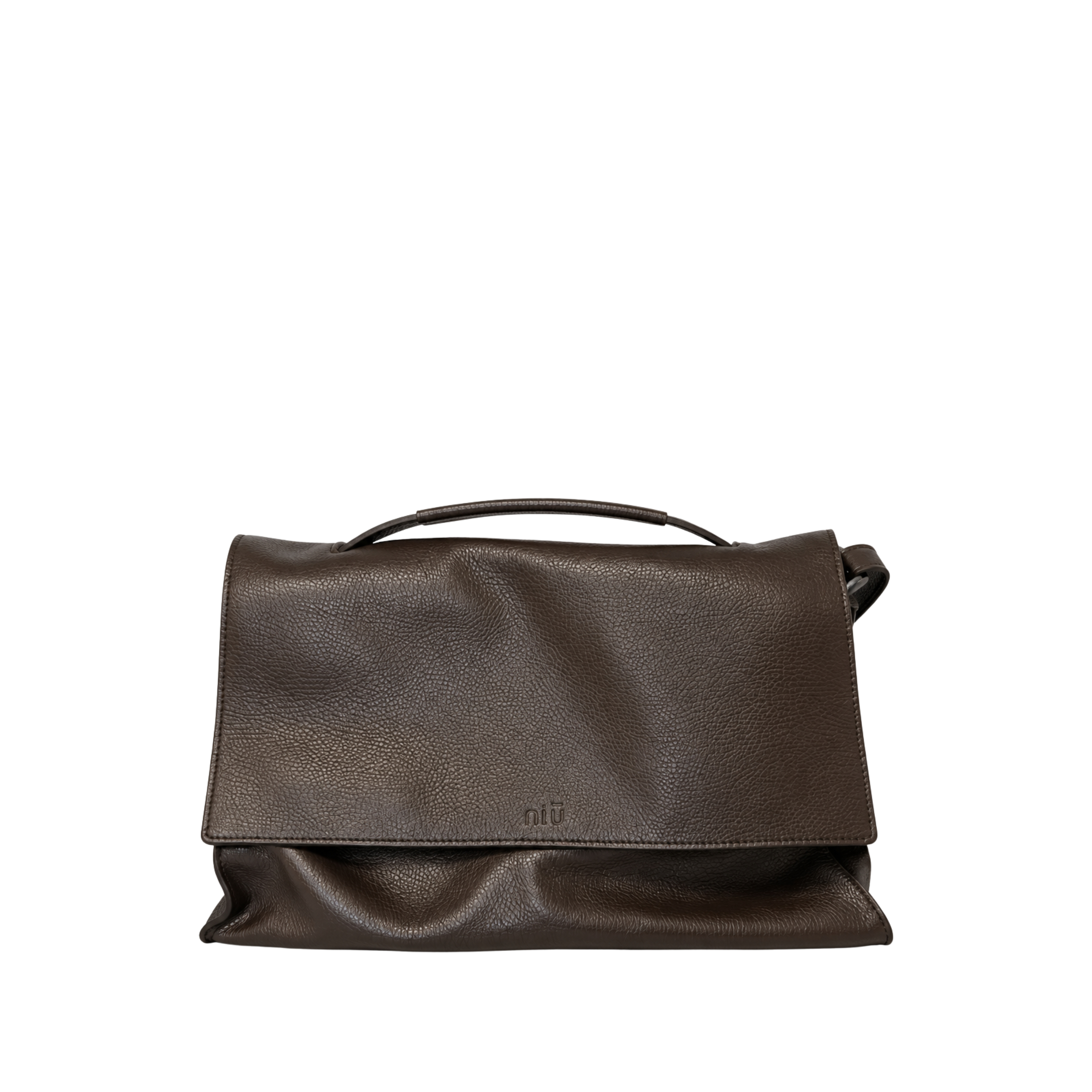 BORSA A MANO CON TRACOLLA IN VERA PELLE DONNA NERO