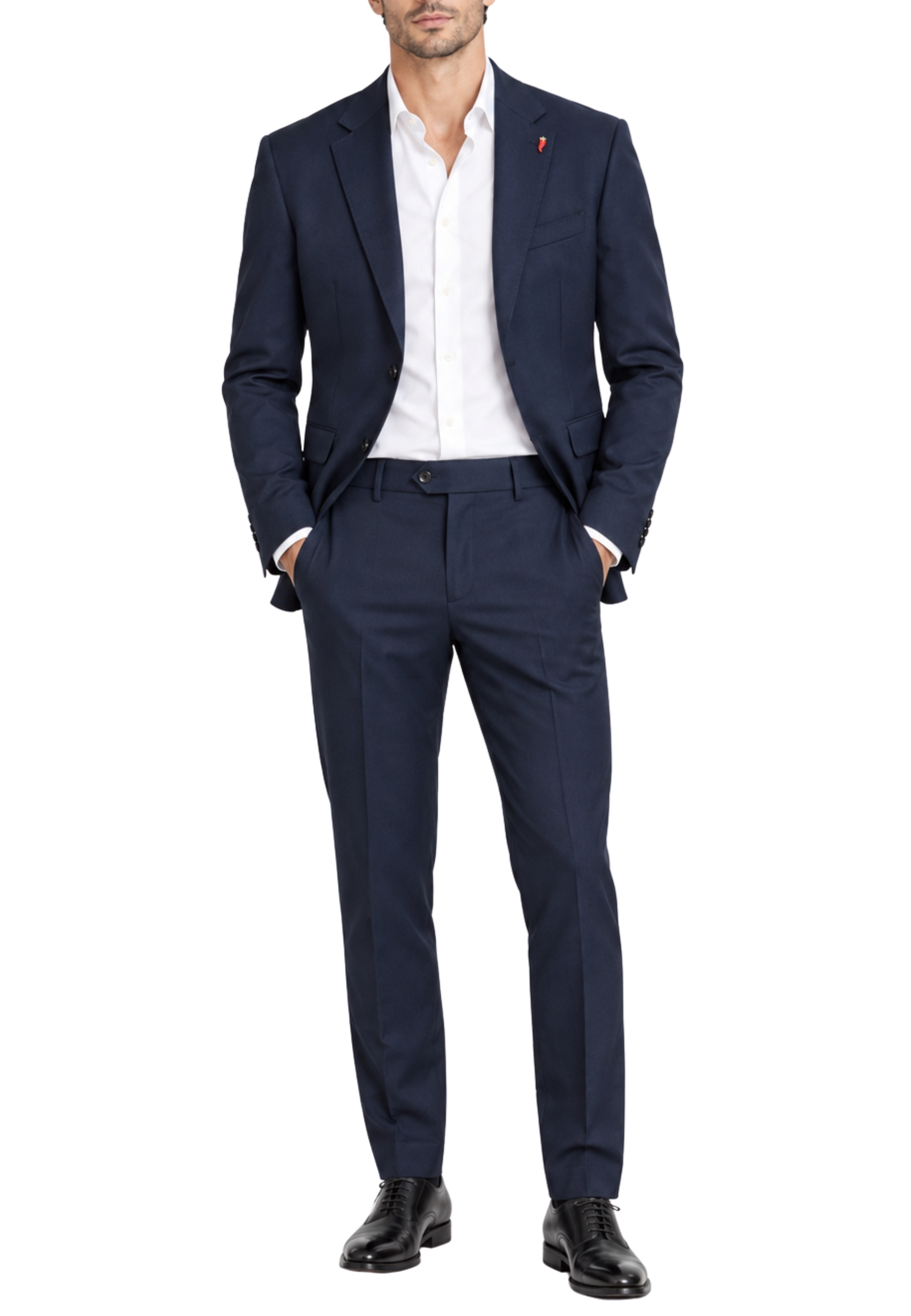 COMPLETO CON GIACCA MONOPETTO UOMO BLU