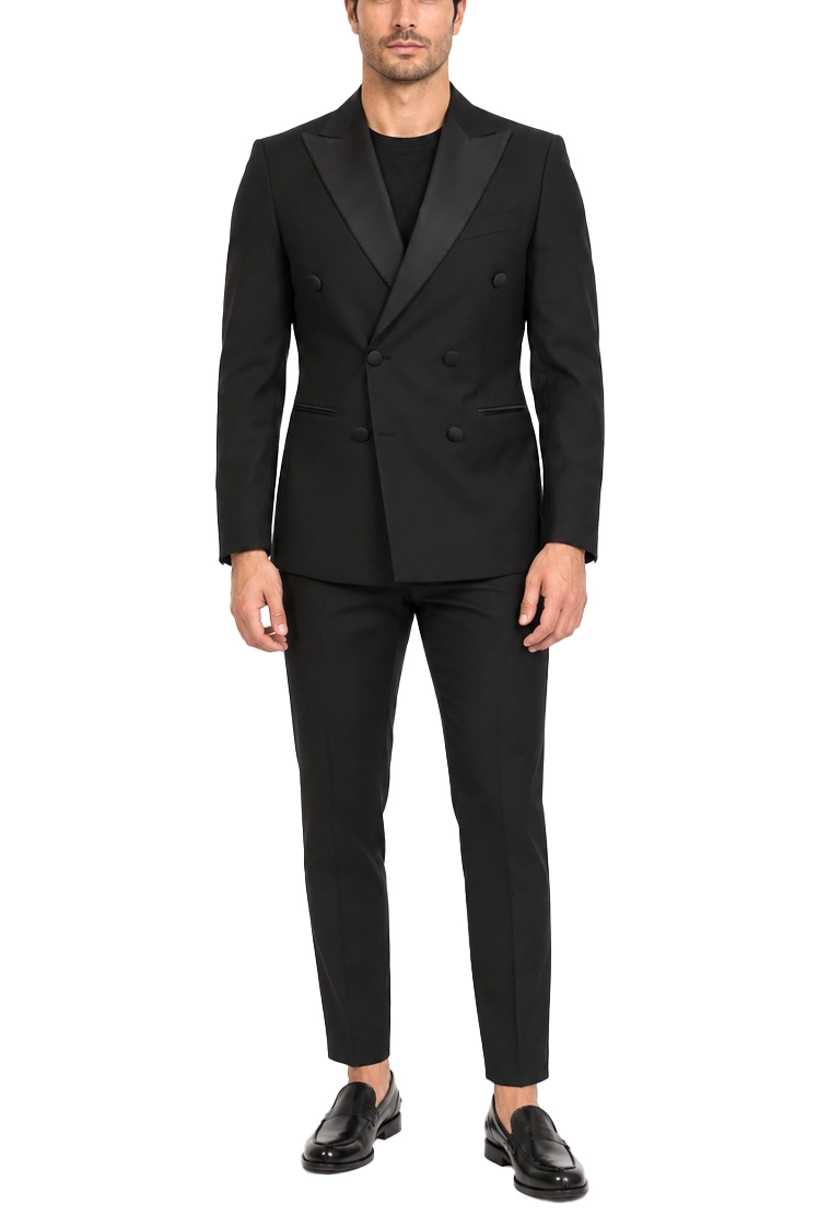 COMPLETO CON GIACCA DOPPIOPETTO UOMO NERO