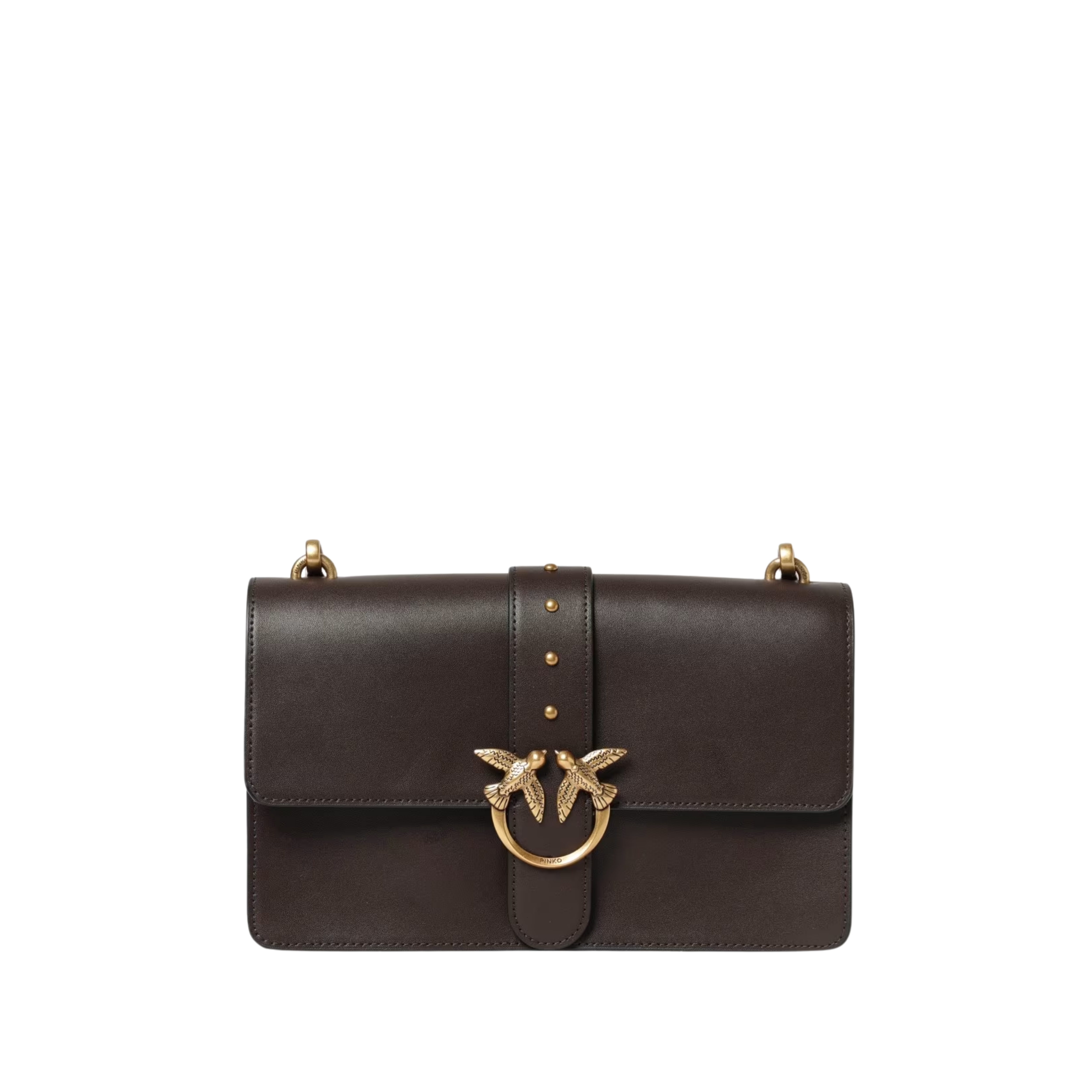 BORSA A MANO IN PELLE CON TRACOLLA RIMOVIBILE DONNA MARRONE