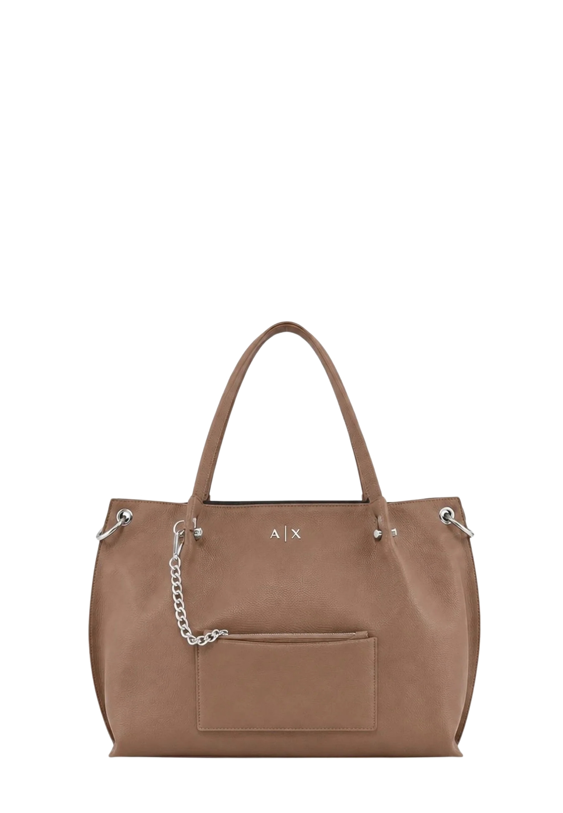 BORSA SHOPPING 2 IN 1 CON POCHETTE REMOVIBILE DONNA MARRONE