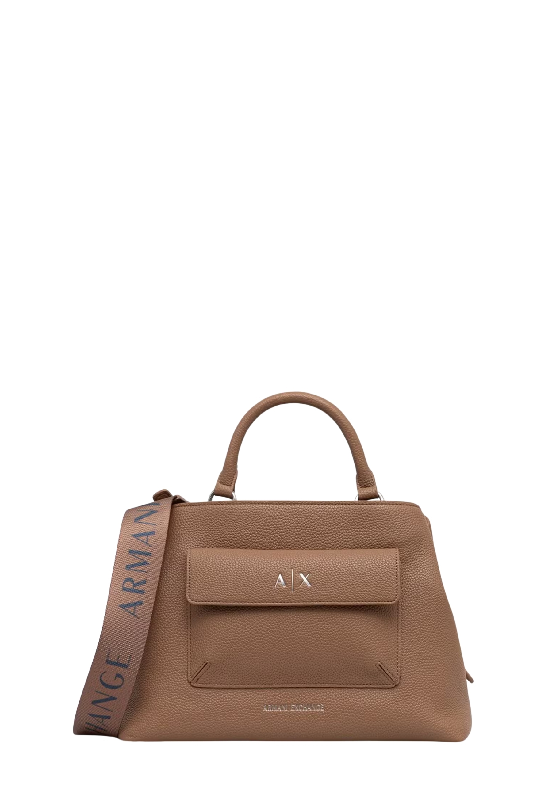 BORSA SHOPPING EFFETTO PELLE MARTELLATA DONNA BEIGE
