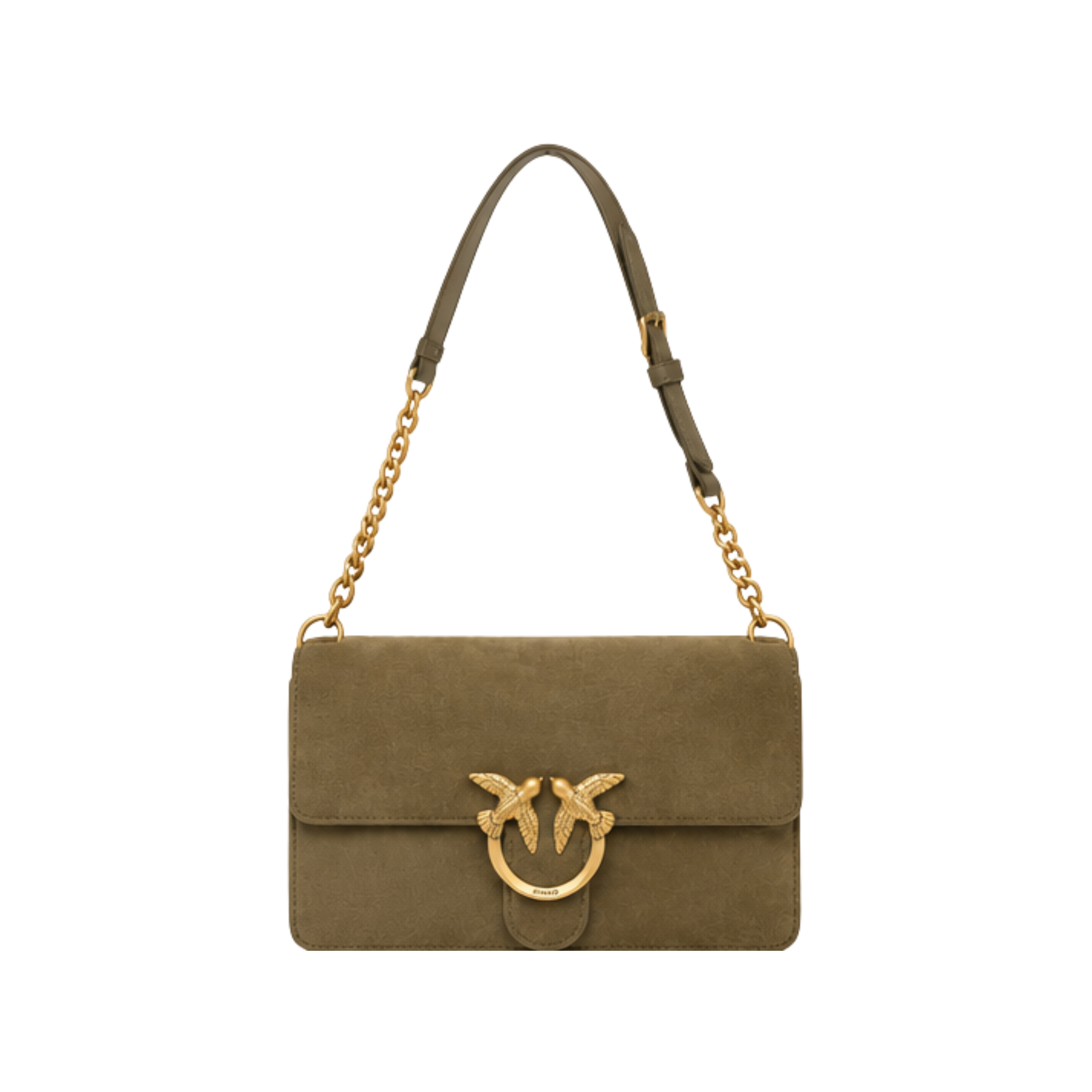 BORSA A TRACOLLA PICCOLA IN CAMOSCIO DONNA VERDE