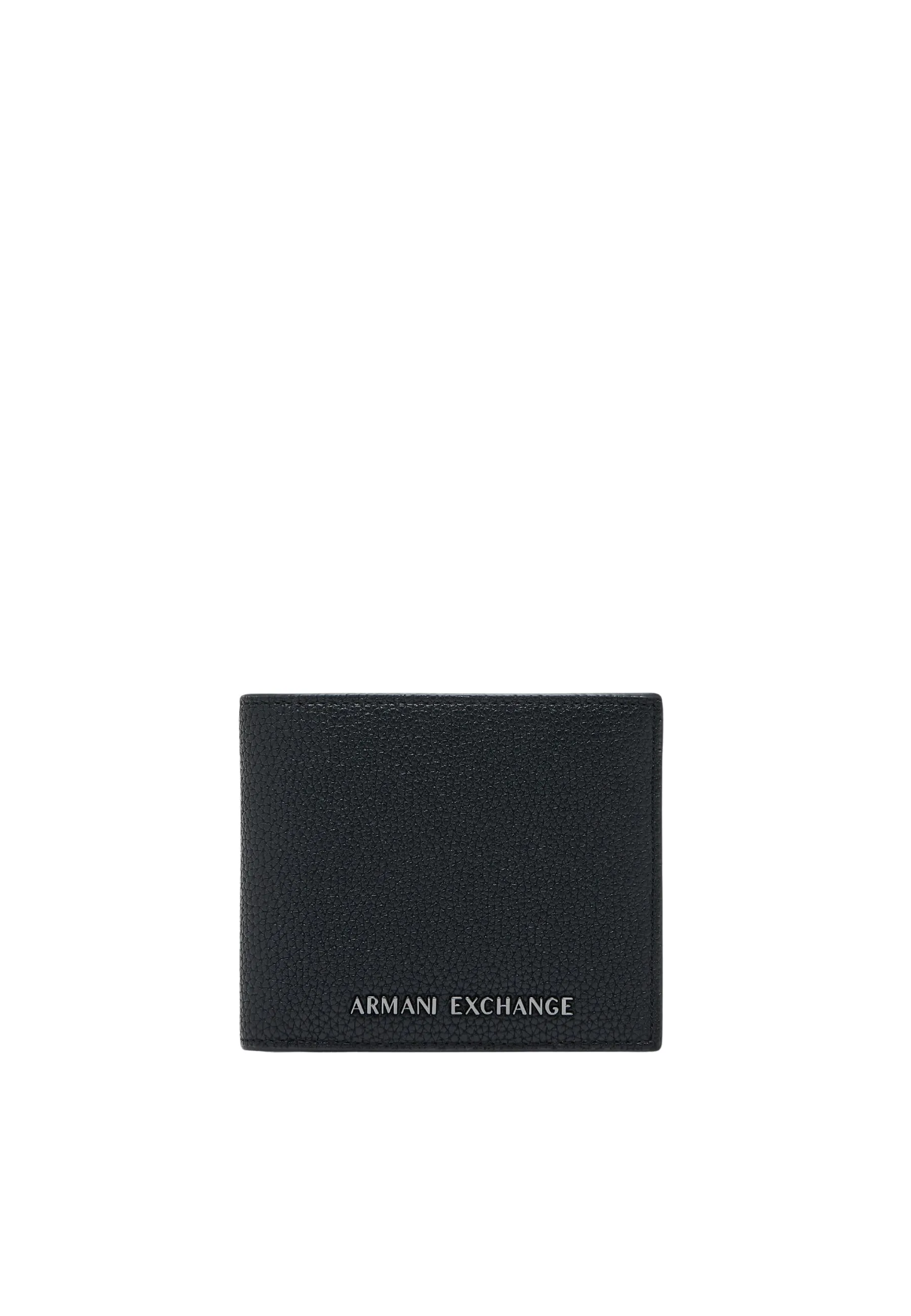PORTAFOGLIO BIFOLD PORTA CARTE UOMO NERO