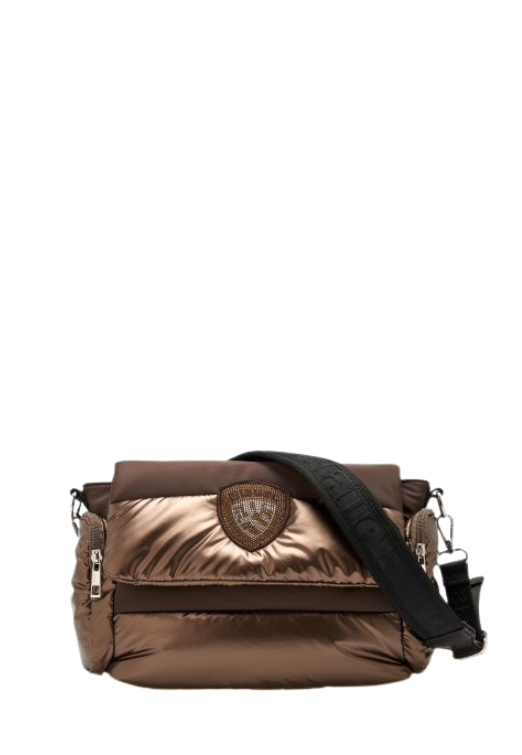 BORSA A TRACOLLA IMBOTTITA DONNA MARRONE