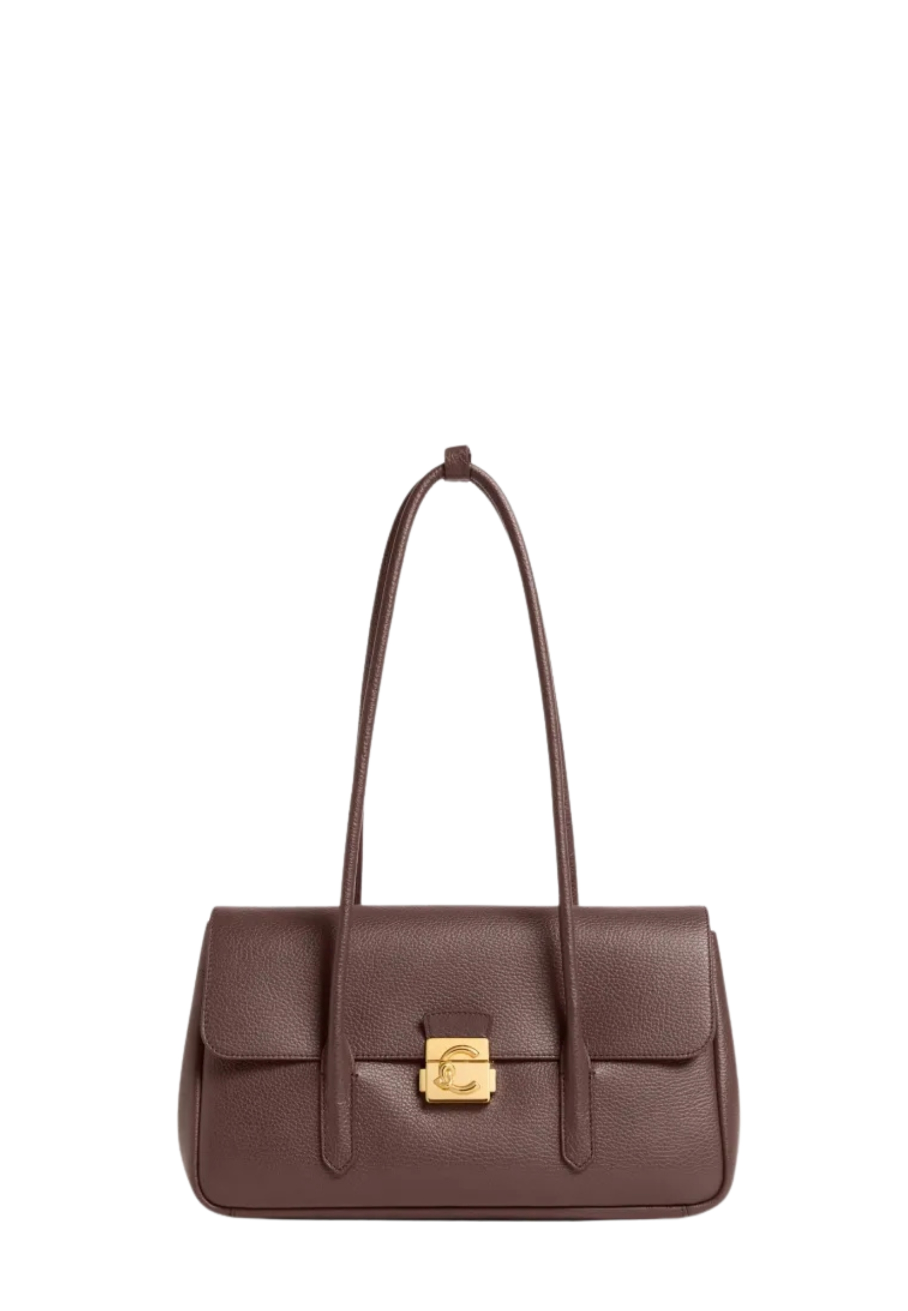 BORSA A SPALLA E1U4K120301 C-ME LOCK DONNA BORDEAUX