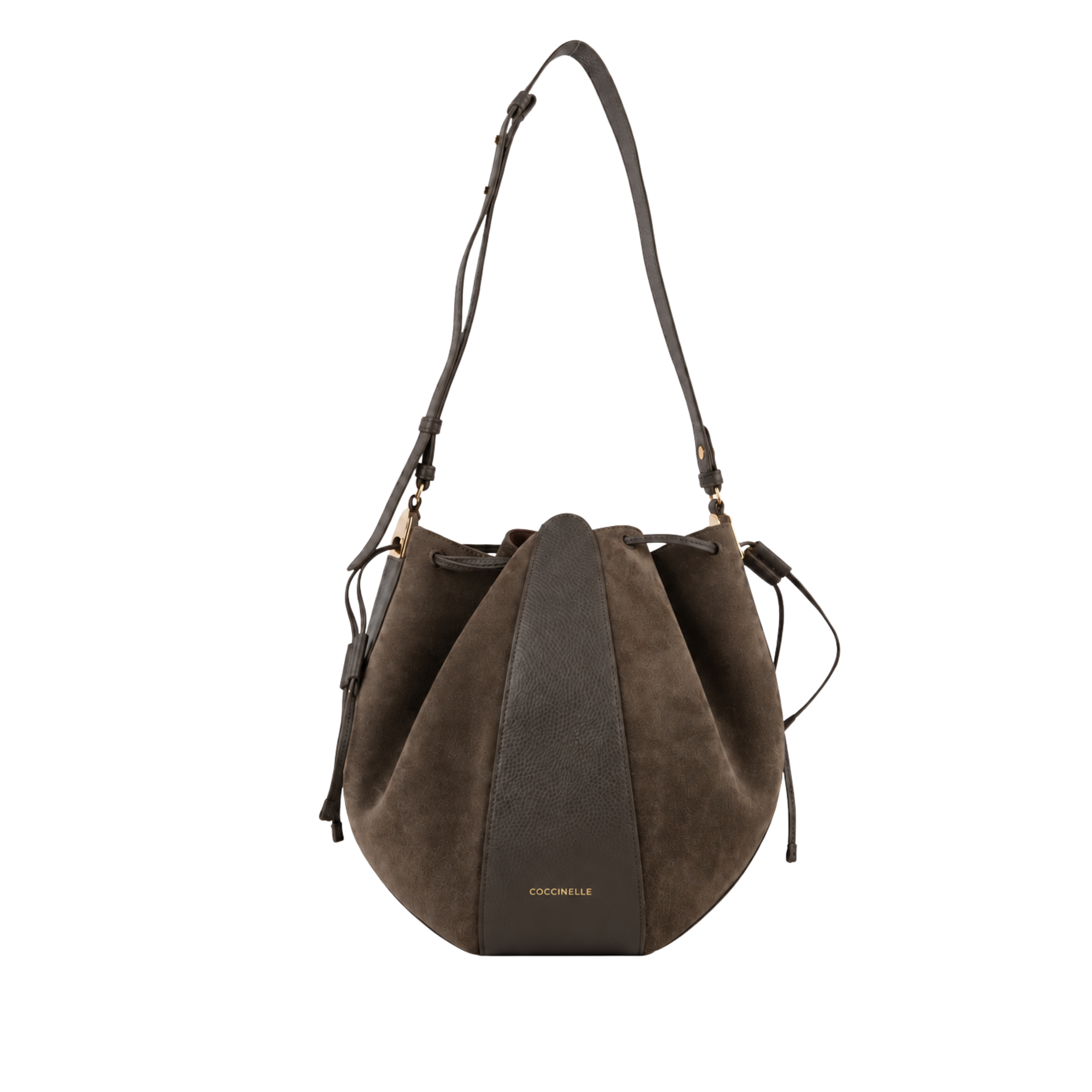 BORSA A SPALLA IN CAMOSCIO CON ASTUCCIO DONNA MARRONE