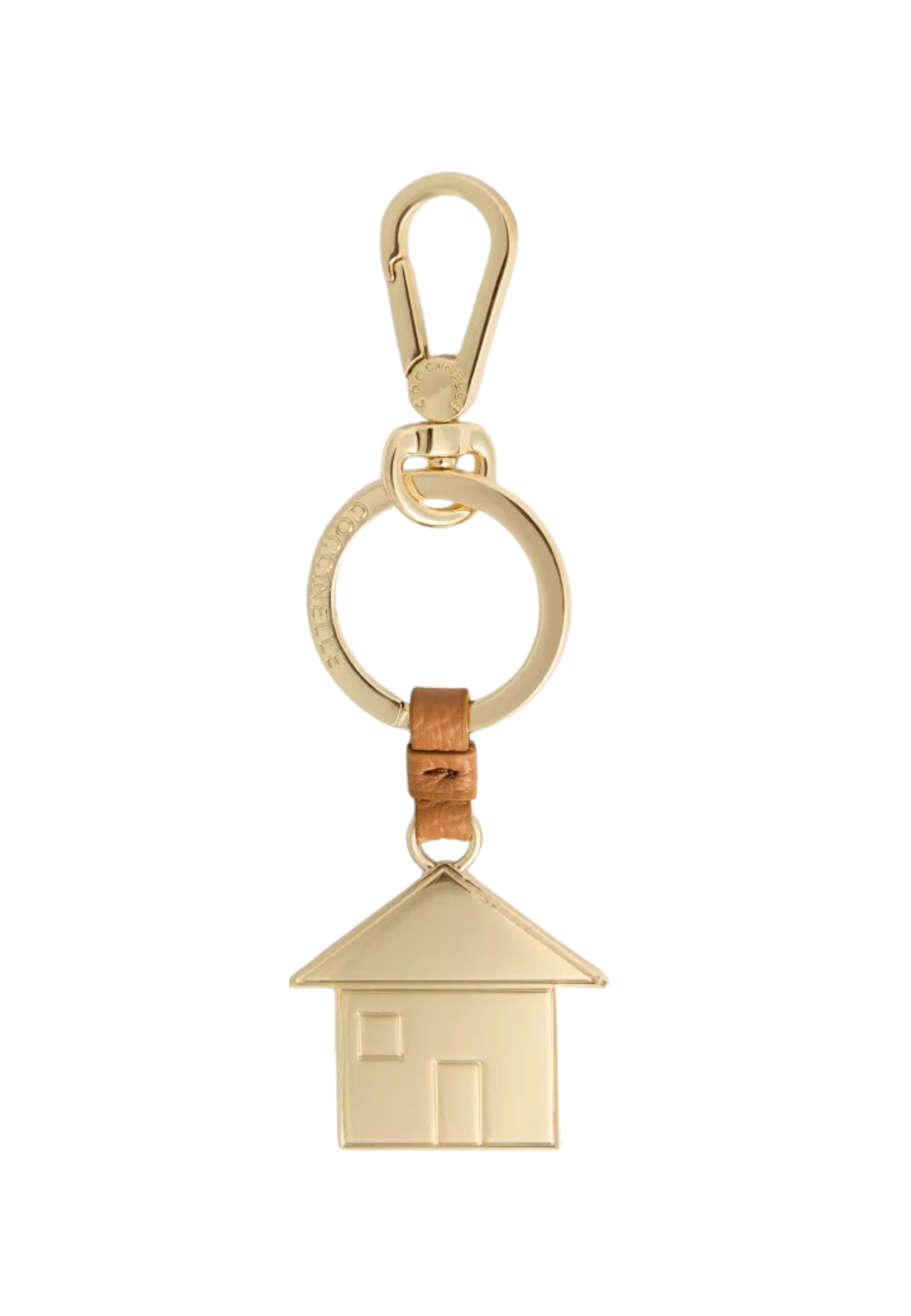 PORTACHIAVI CHARM CASETTA DONNA COGNAC