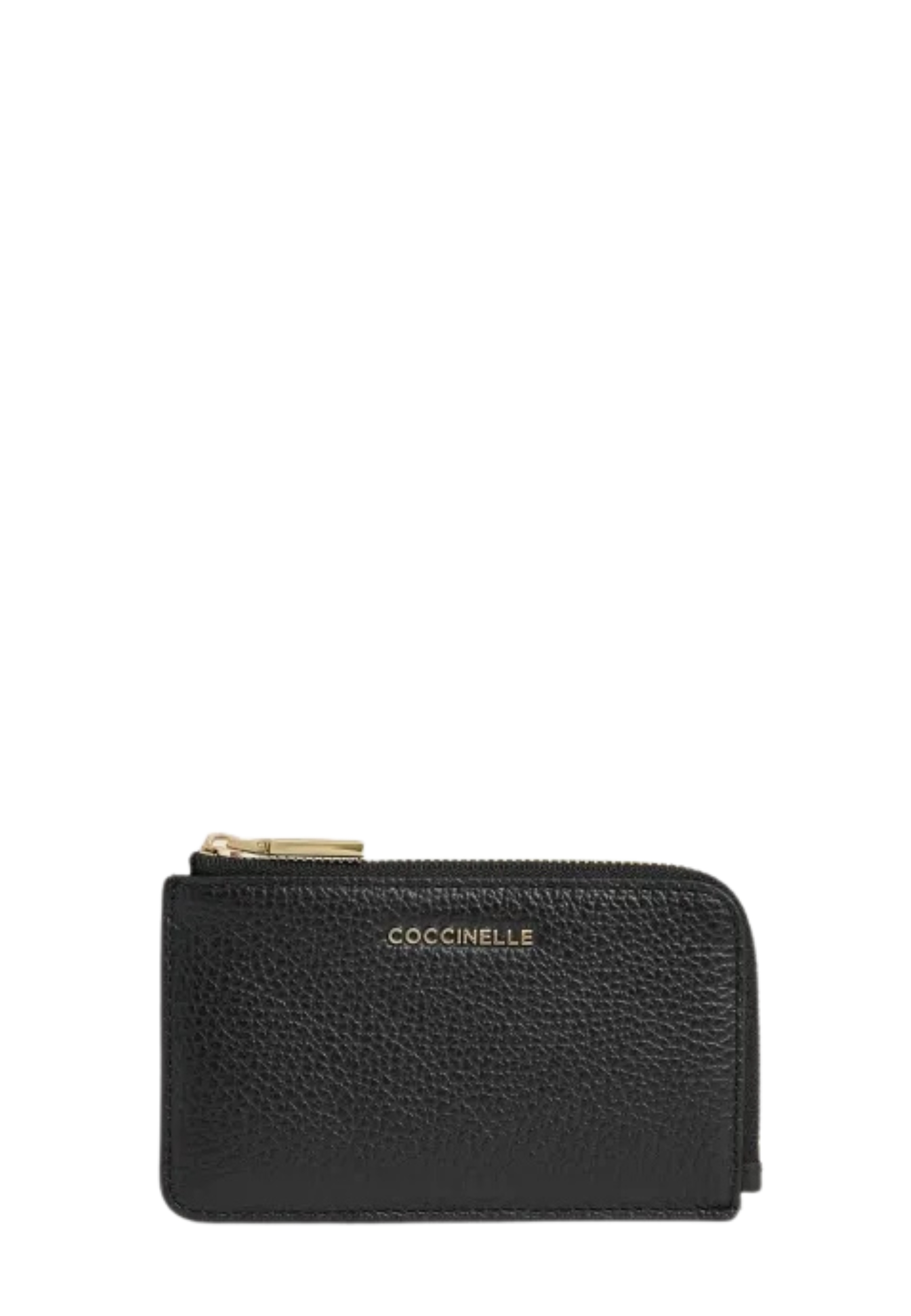 PORTACARTE METALLIC DONNA NERO