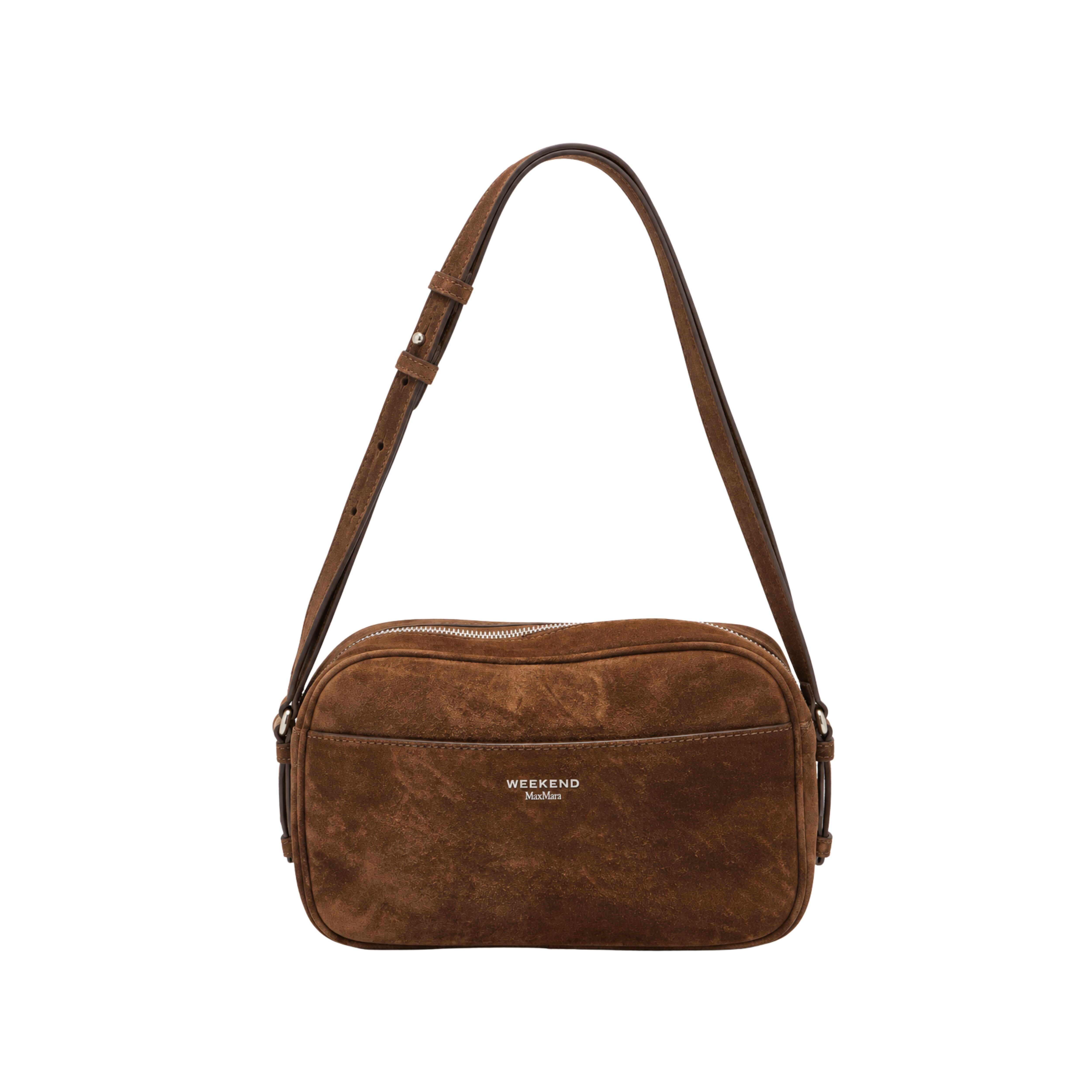 BORSA A TRACOLLA CAMERA BAG IN CAMOSCIO DONNA MARRONE