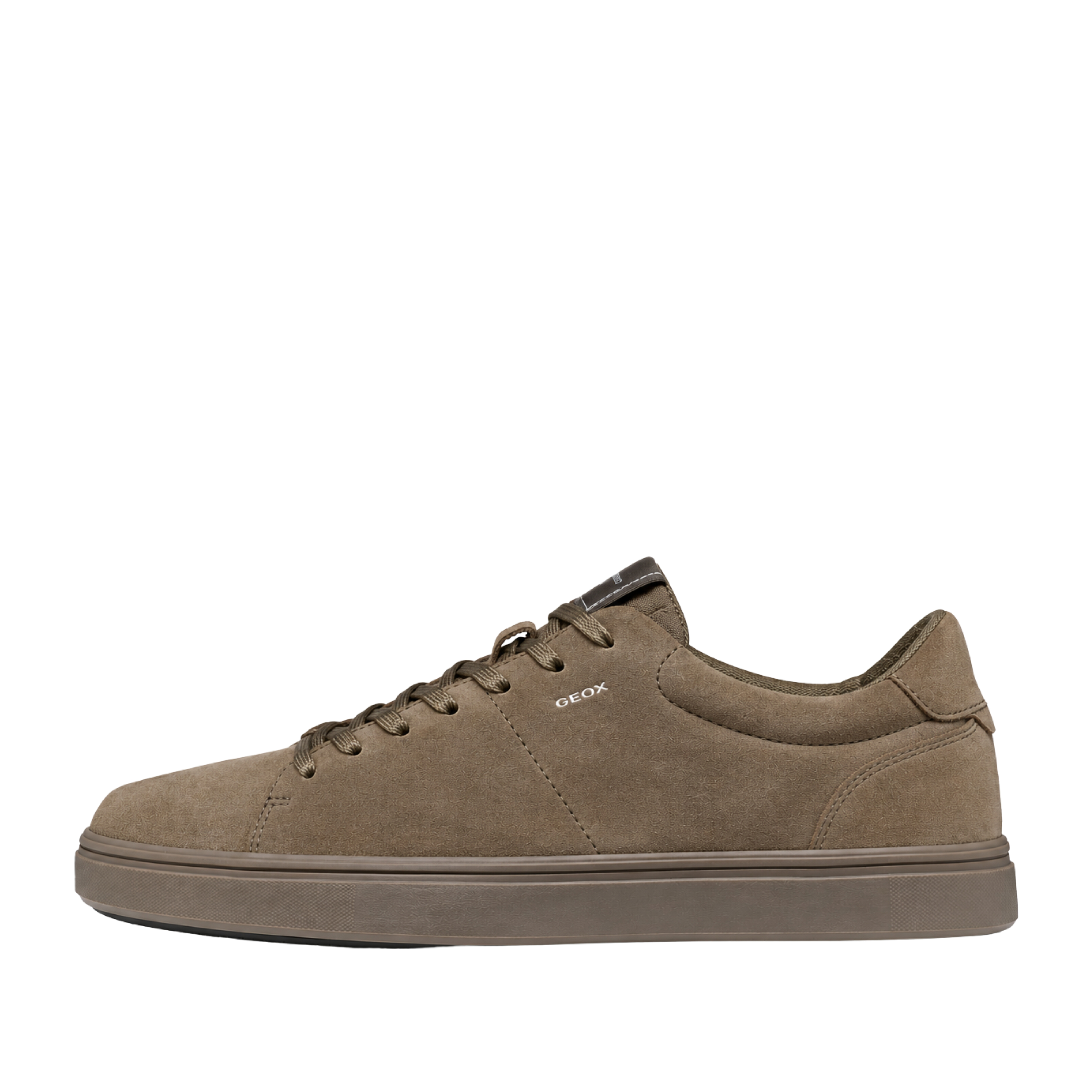 SNEAKERS BASSE SCAMOSCIATE CON LACCI TONO SU TONO UOMO TORTORA