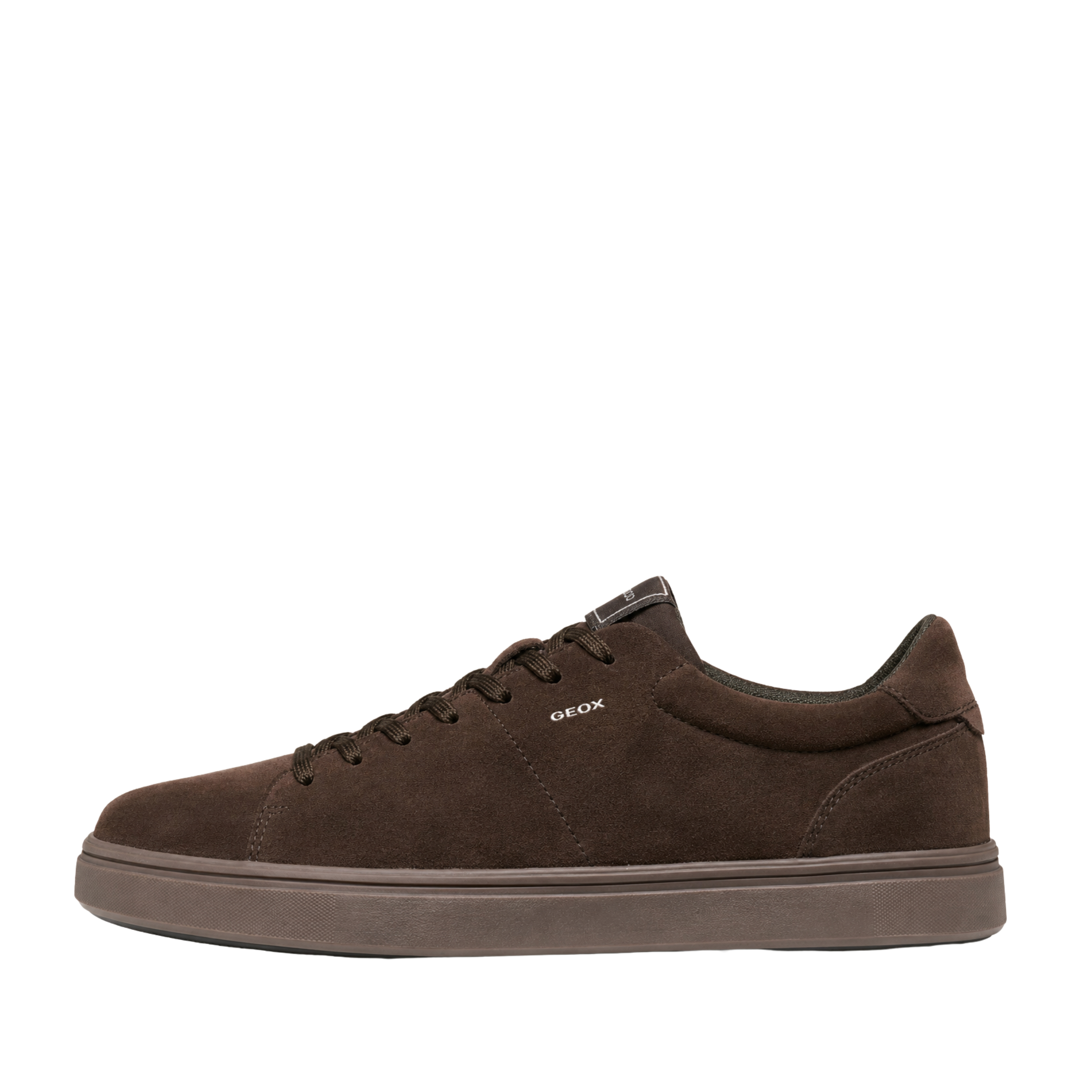 SNEAKERS BASSE SCAMOSCIATE CON DESIGN MONOCROMATICO UOMO MARRONE