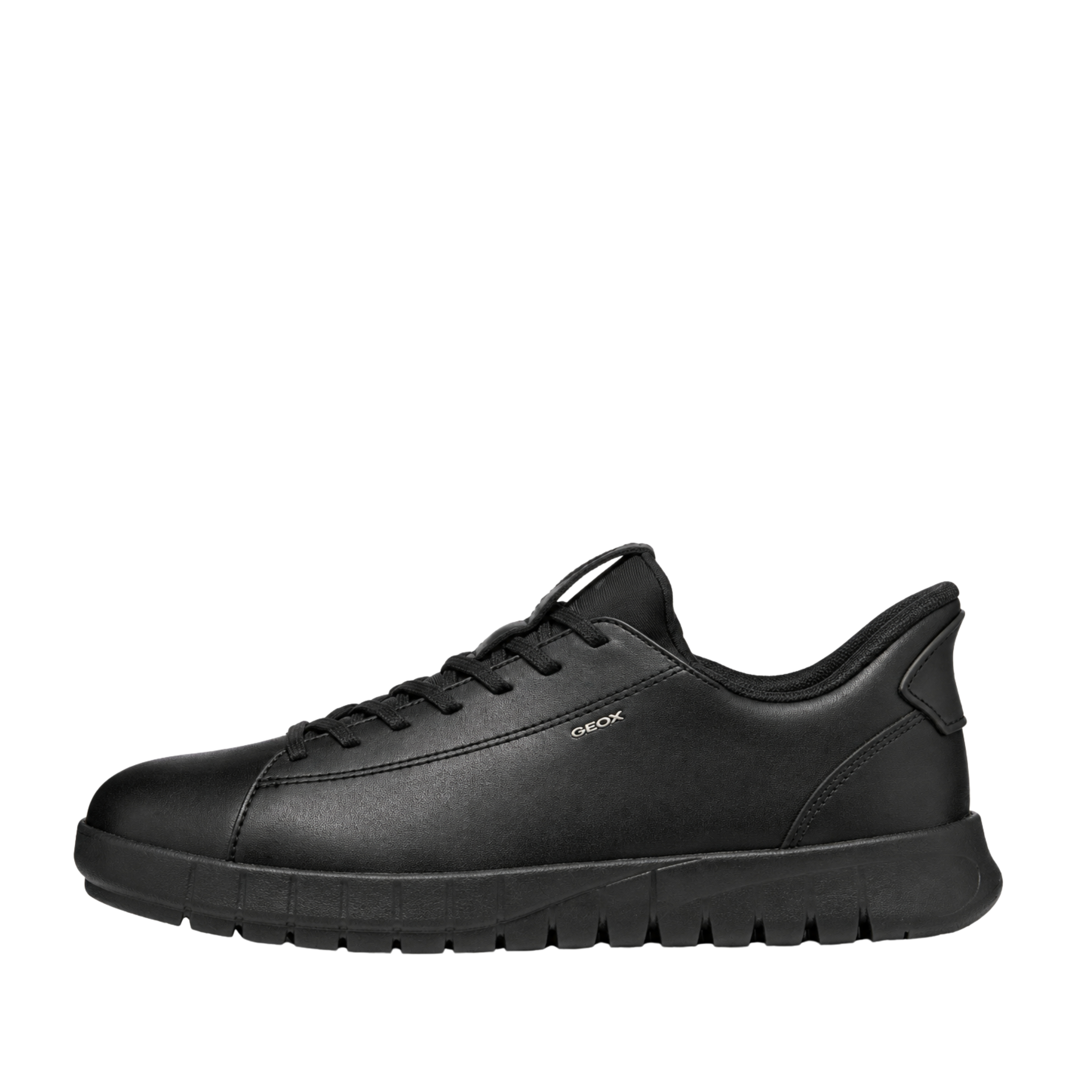 SNEAKERS BASSE CON SUOLA FLESSIBILE SAGOMATA UOMO NERO