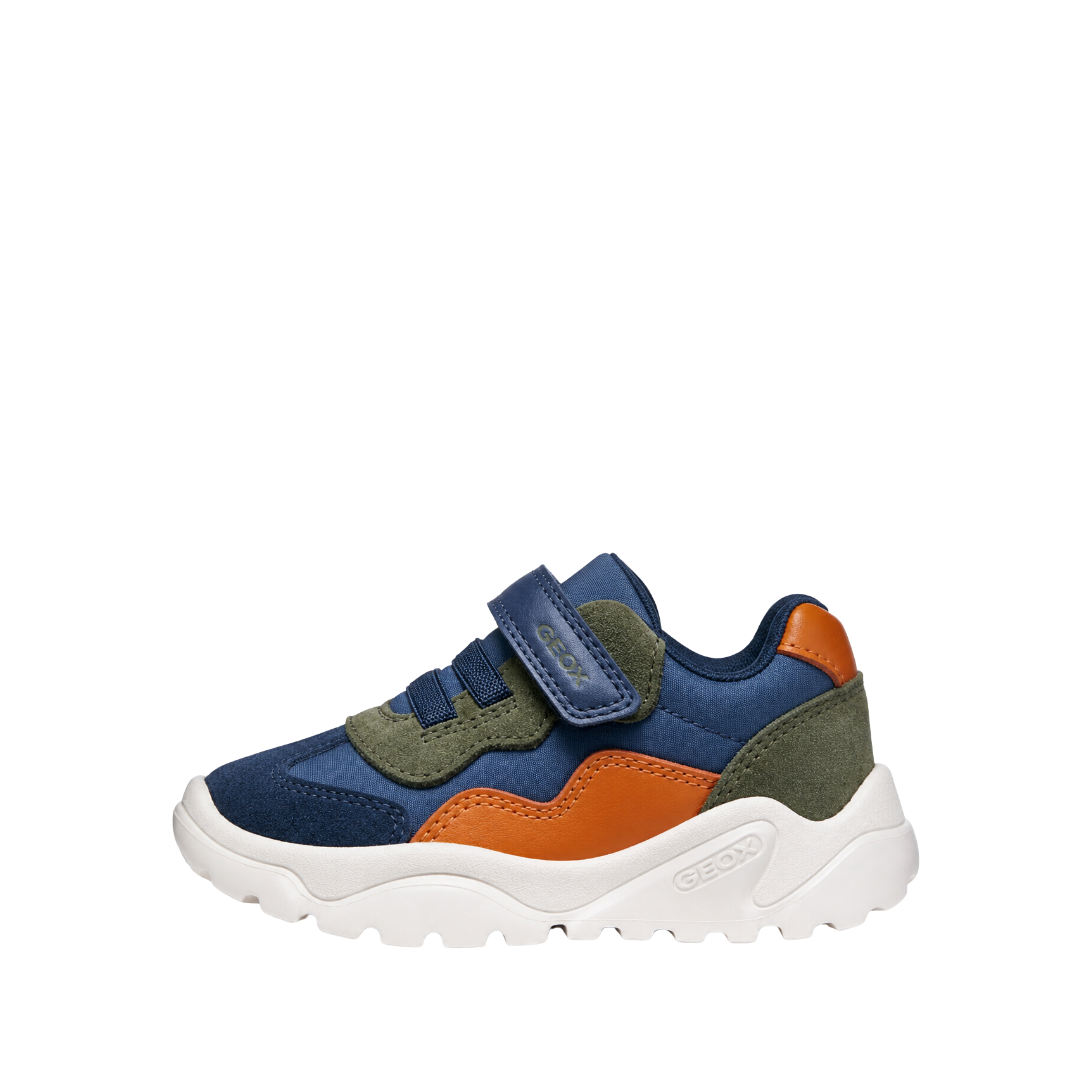 SNEAKERS PLATFORM A STRAPPO BAMBINO BLU