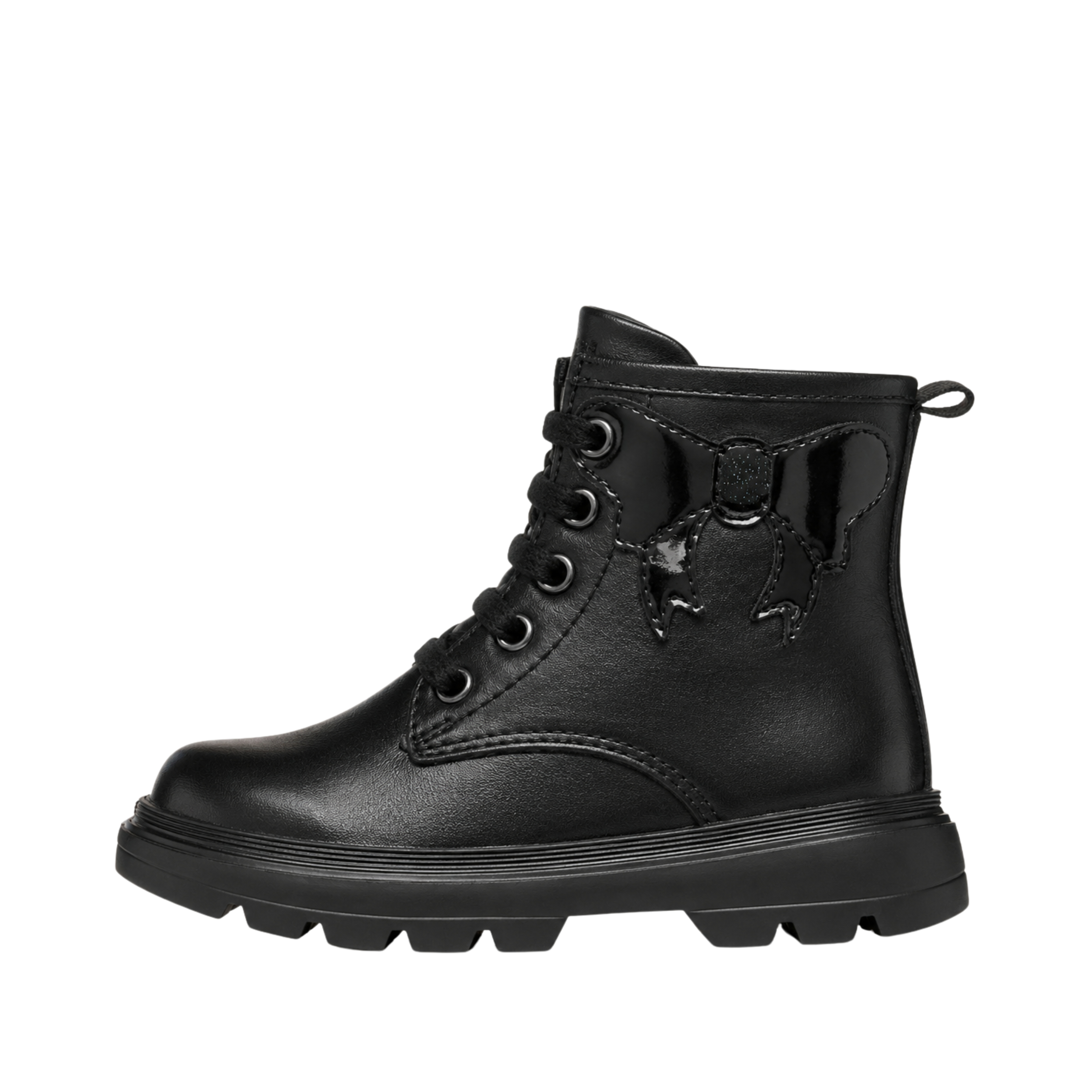 ANFIBI B665YA08502 CON FIOCCO APPLICATO BAMBINA NERO