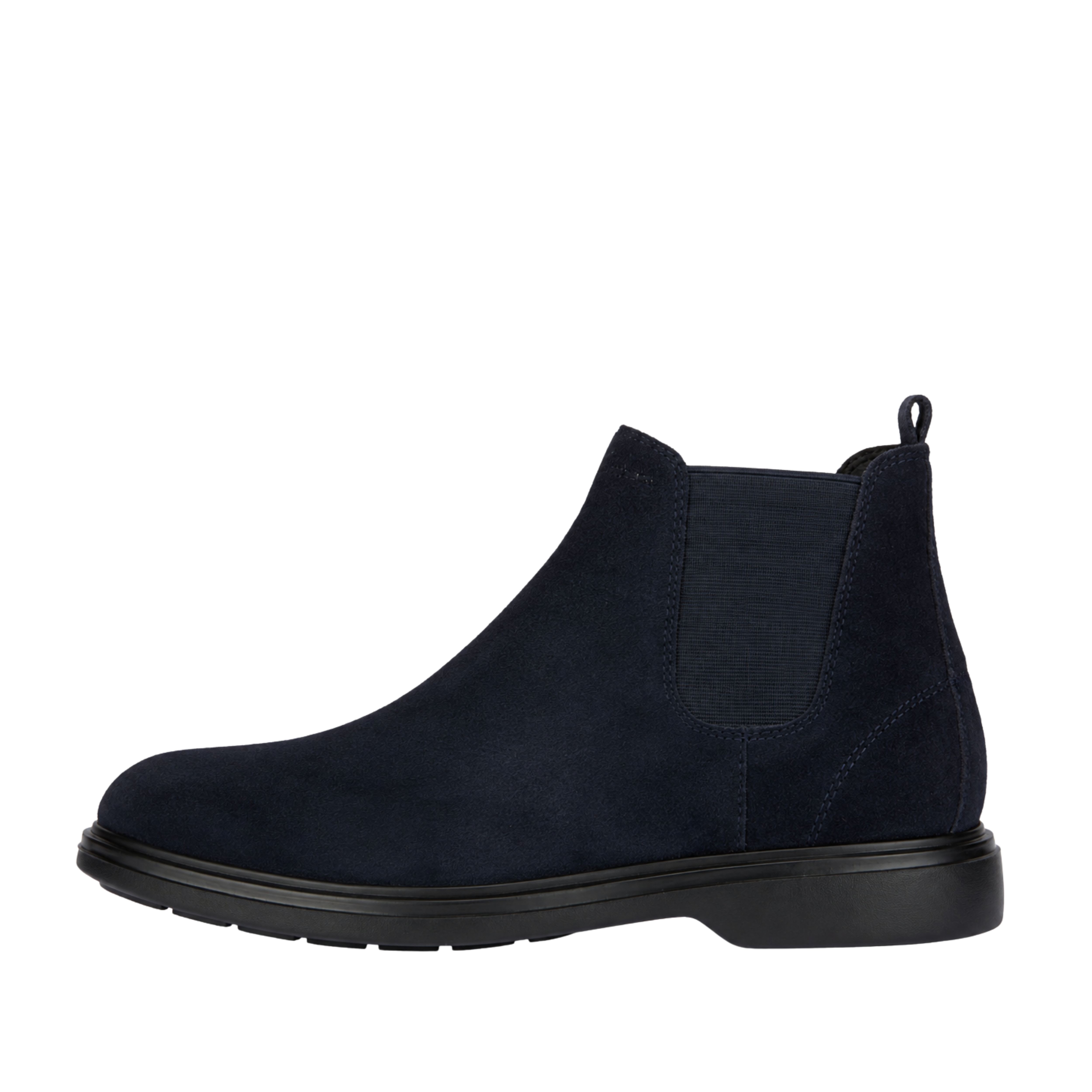 STIVALETTI CHELSEA IN PELLE SCAMOSCIATA UOMO BLU NAVY