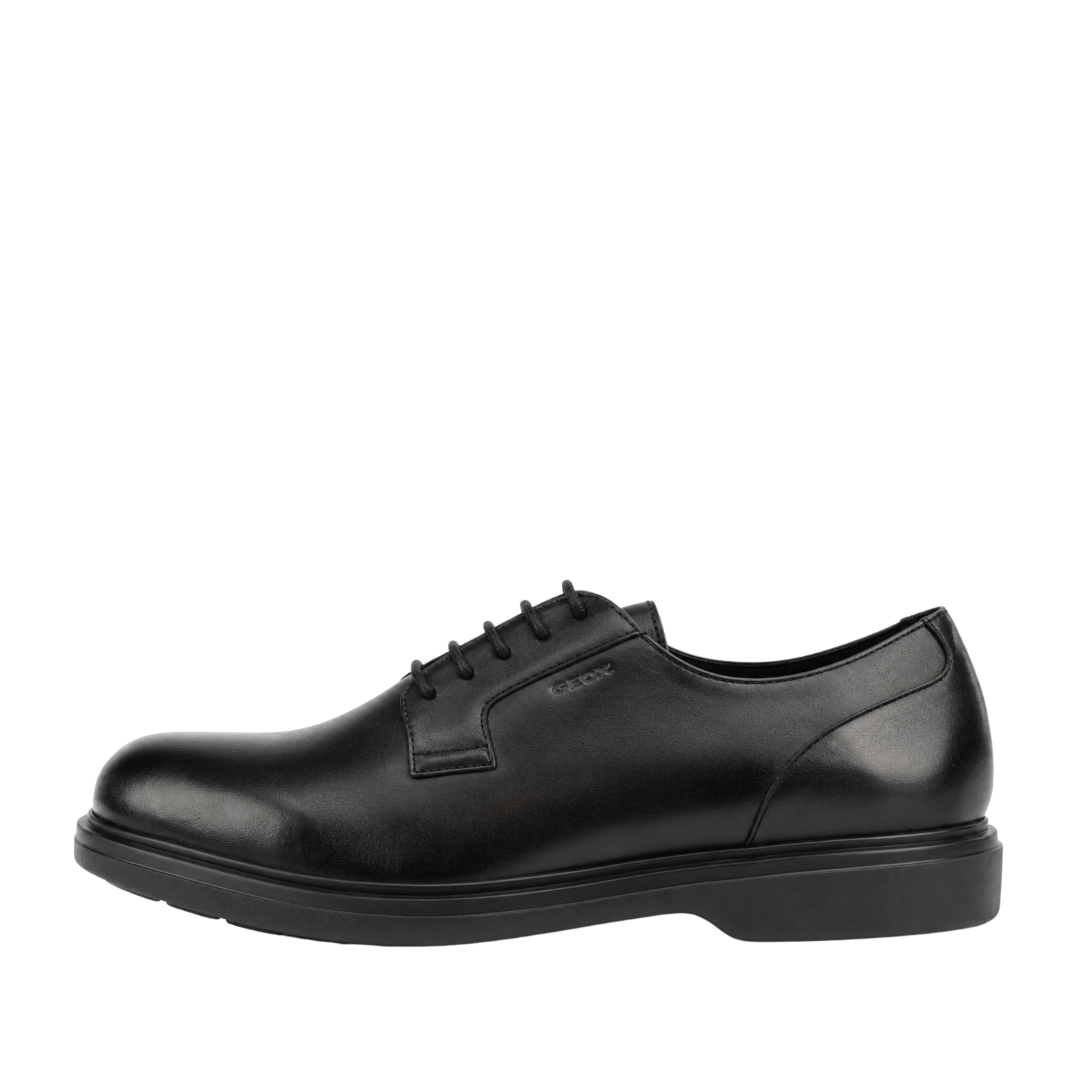 STRINGATE DERBY IN PELLE NAPPA UOMO NERO
