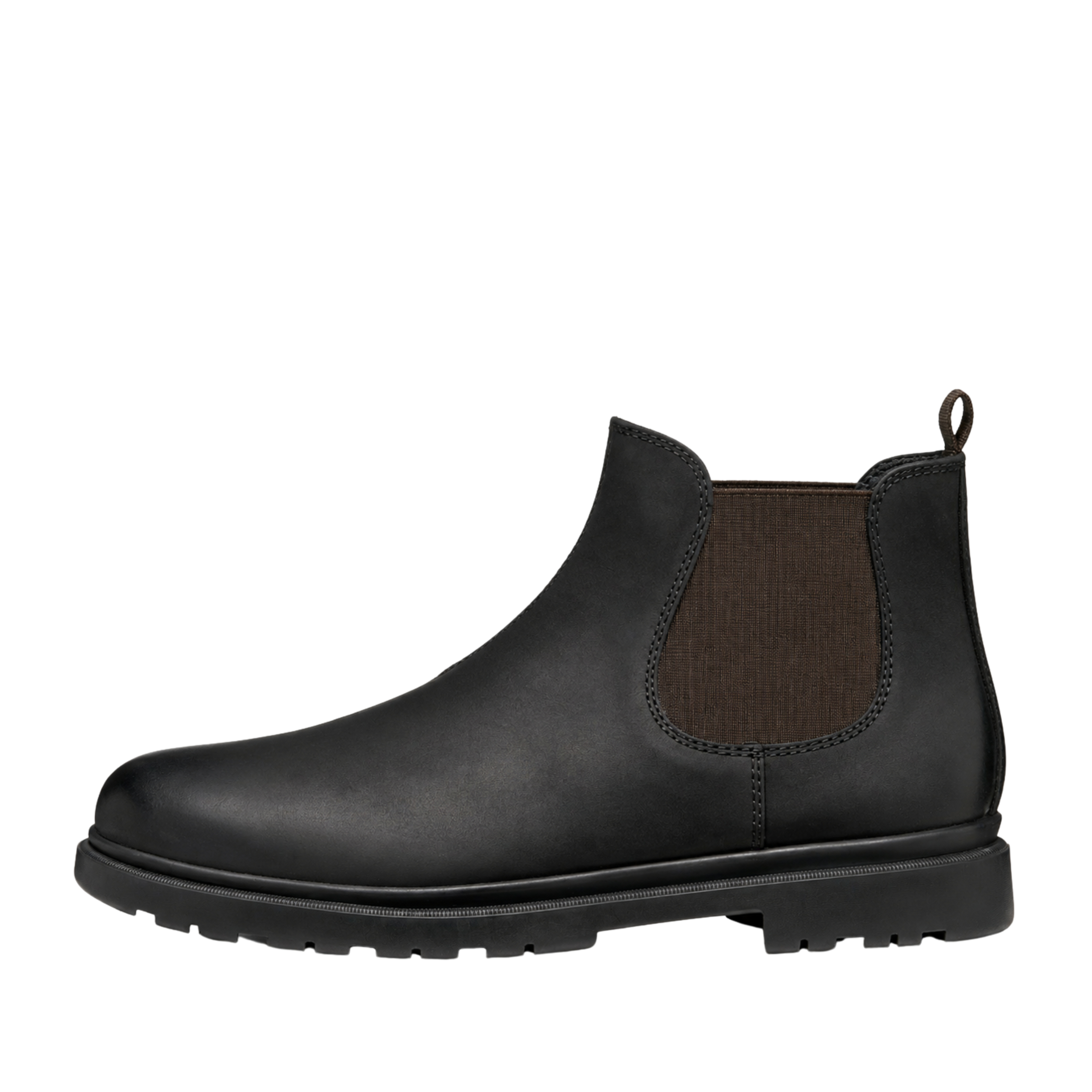 STIVALETTO CHELSEA IN PELLE UOMO NERO