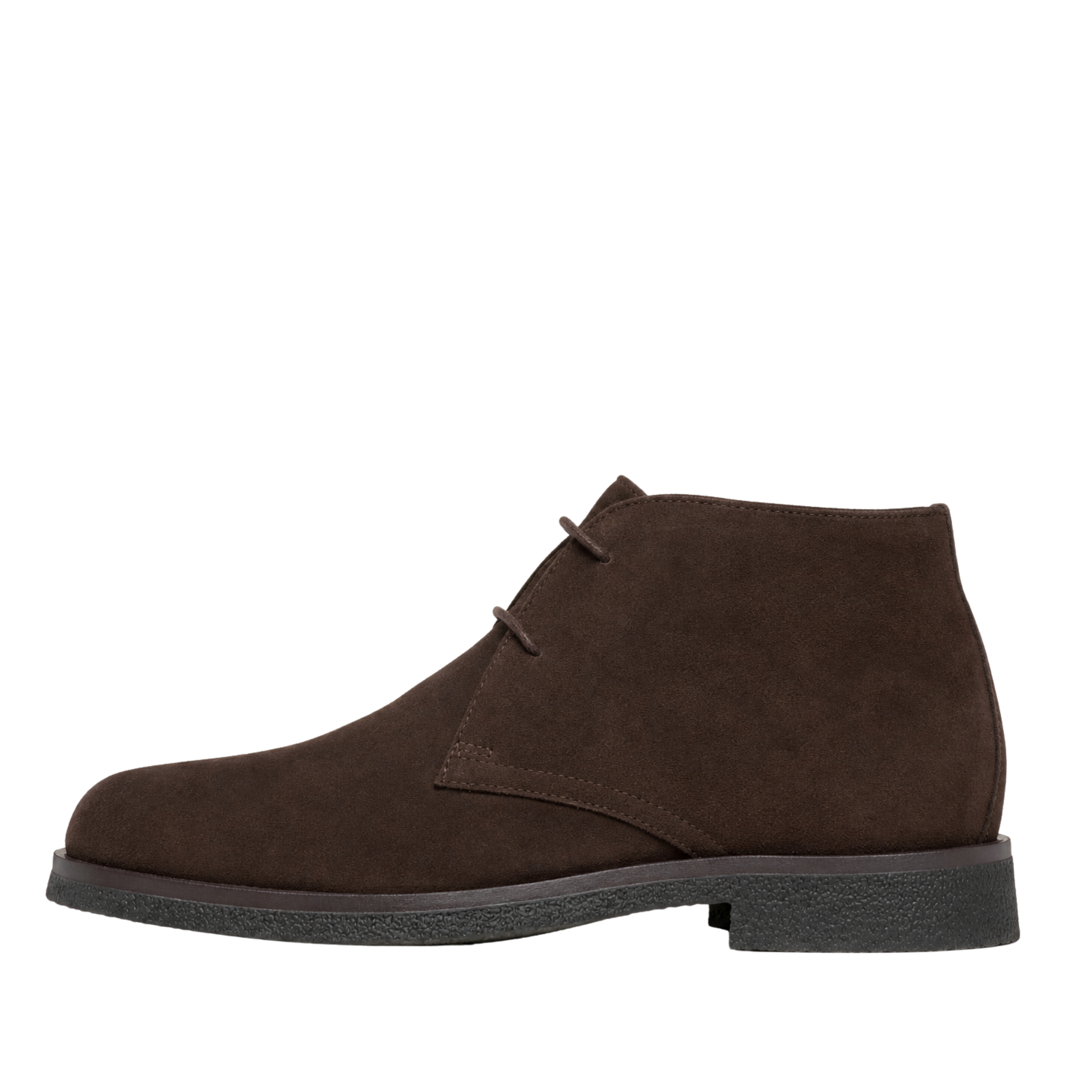 STRINGATE POLACCHINE IN PELLE SCAMOSCIATA UOMO MARRONE SCURO