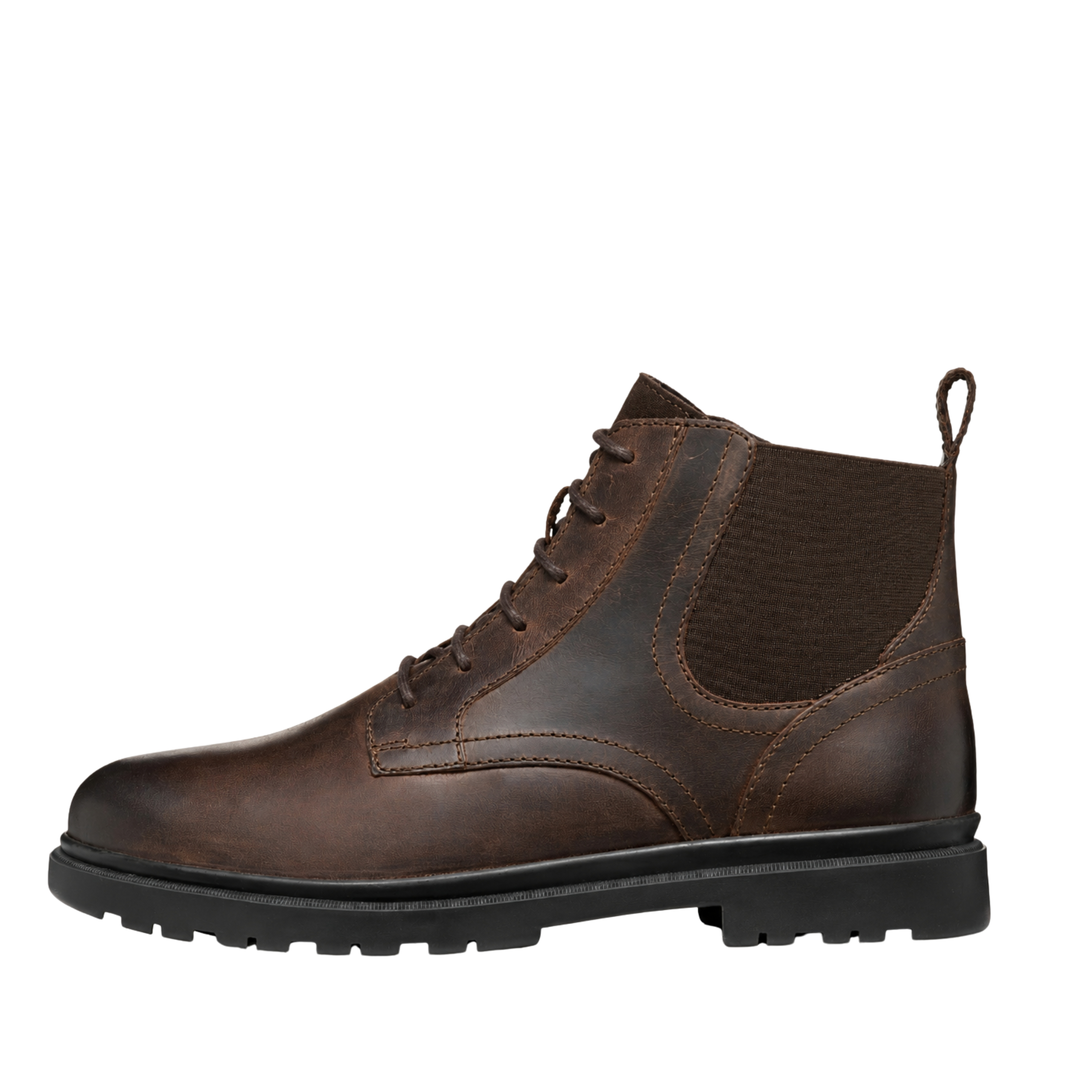ANFIBI IN PELLE BOVINA UOMO MARRONE
