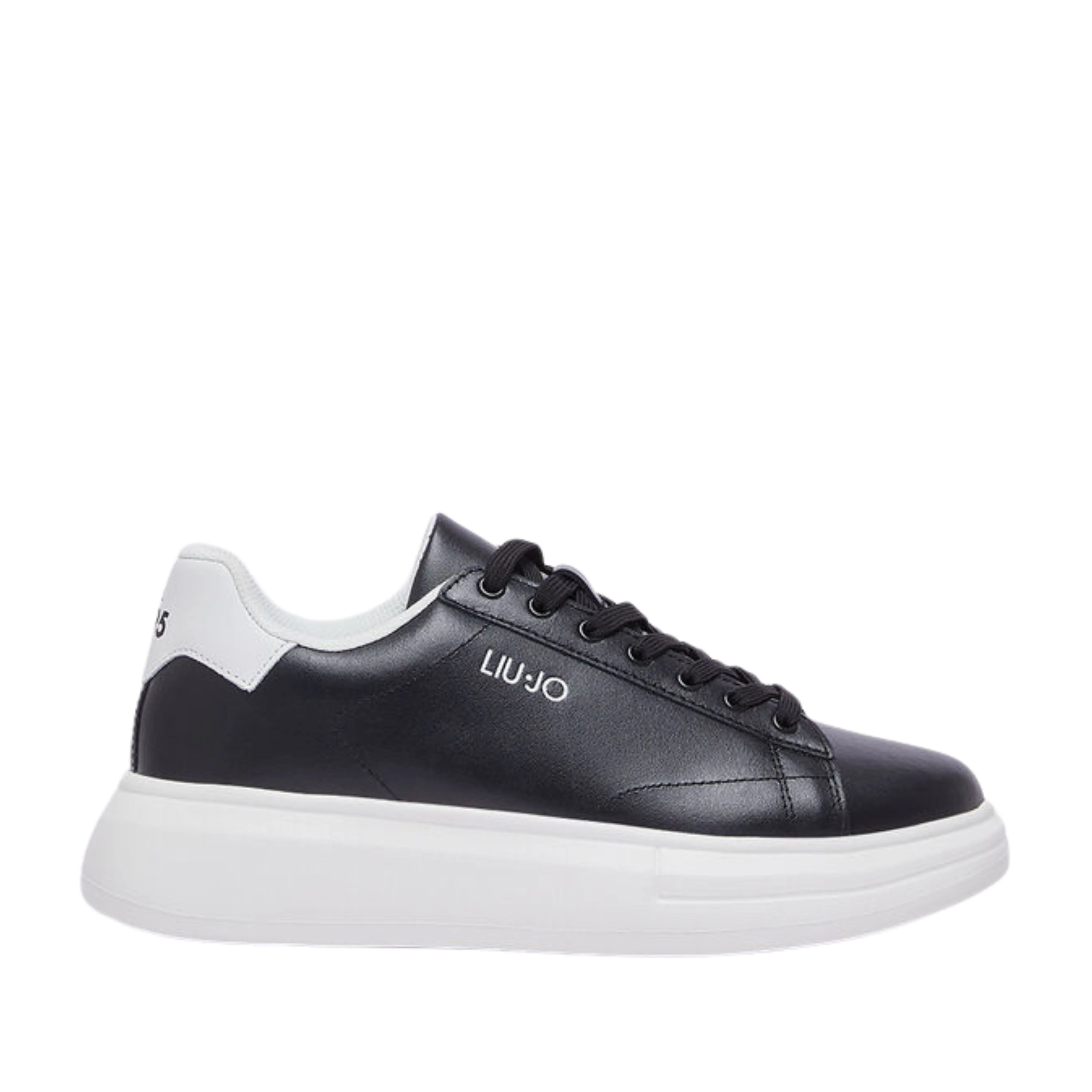 SNEAKERS PLATFORM IN PELLE 7B4027PX474 UOMO BIANCO/nero
