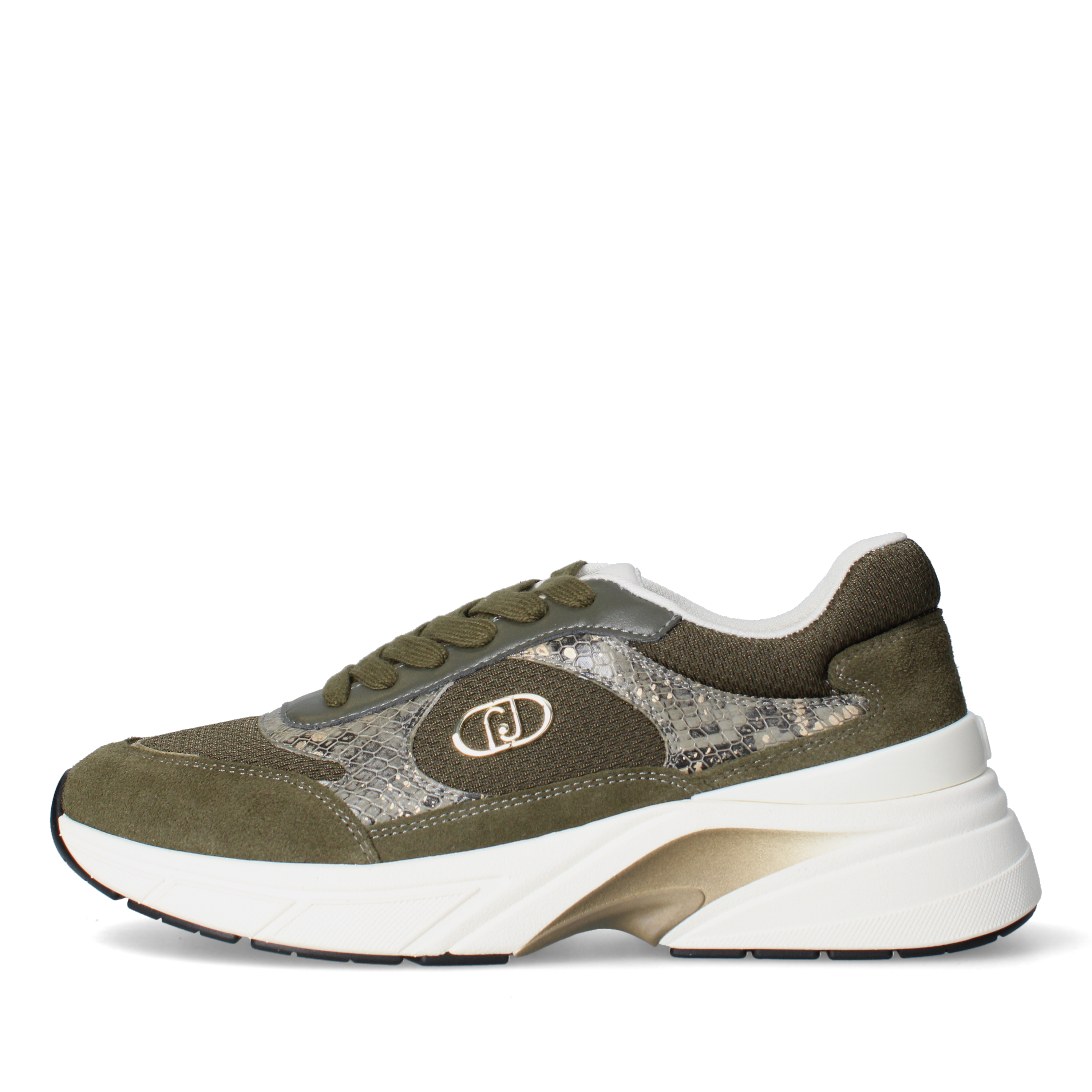 SNEAKERS BASSE BICOLORE DONNA VERDE