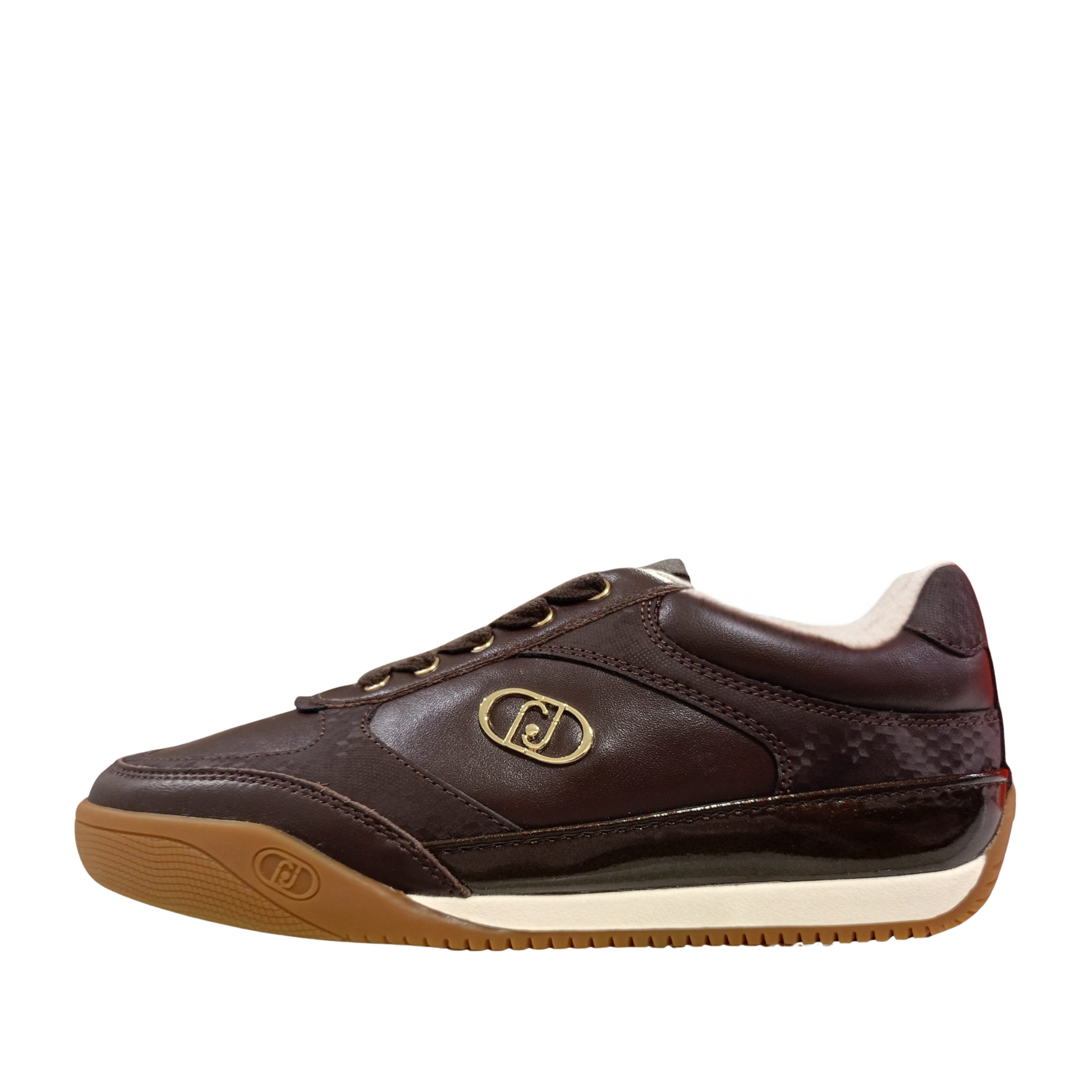 SNEAKERS BASSE BF6035PX662 EFFETTO PITONE DONNA MARRONE