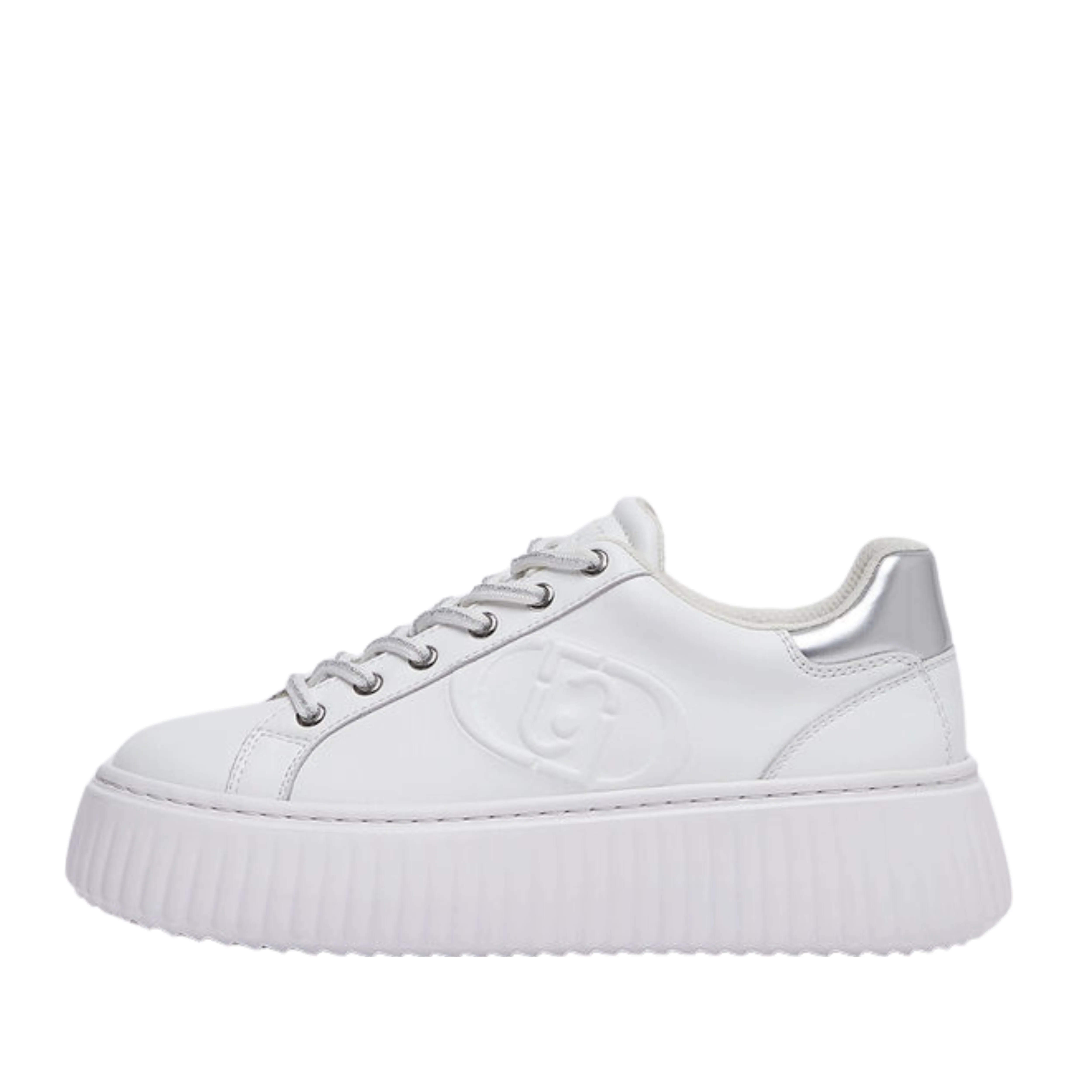 SNEAKERS PLATFORM IN PELLE BF6059P0102 DONNA BIANCO