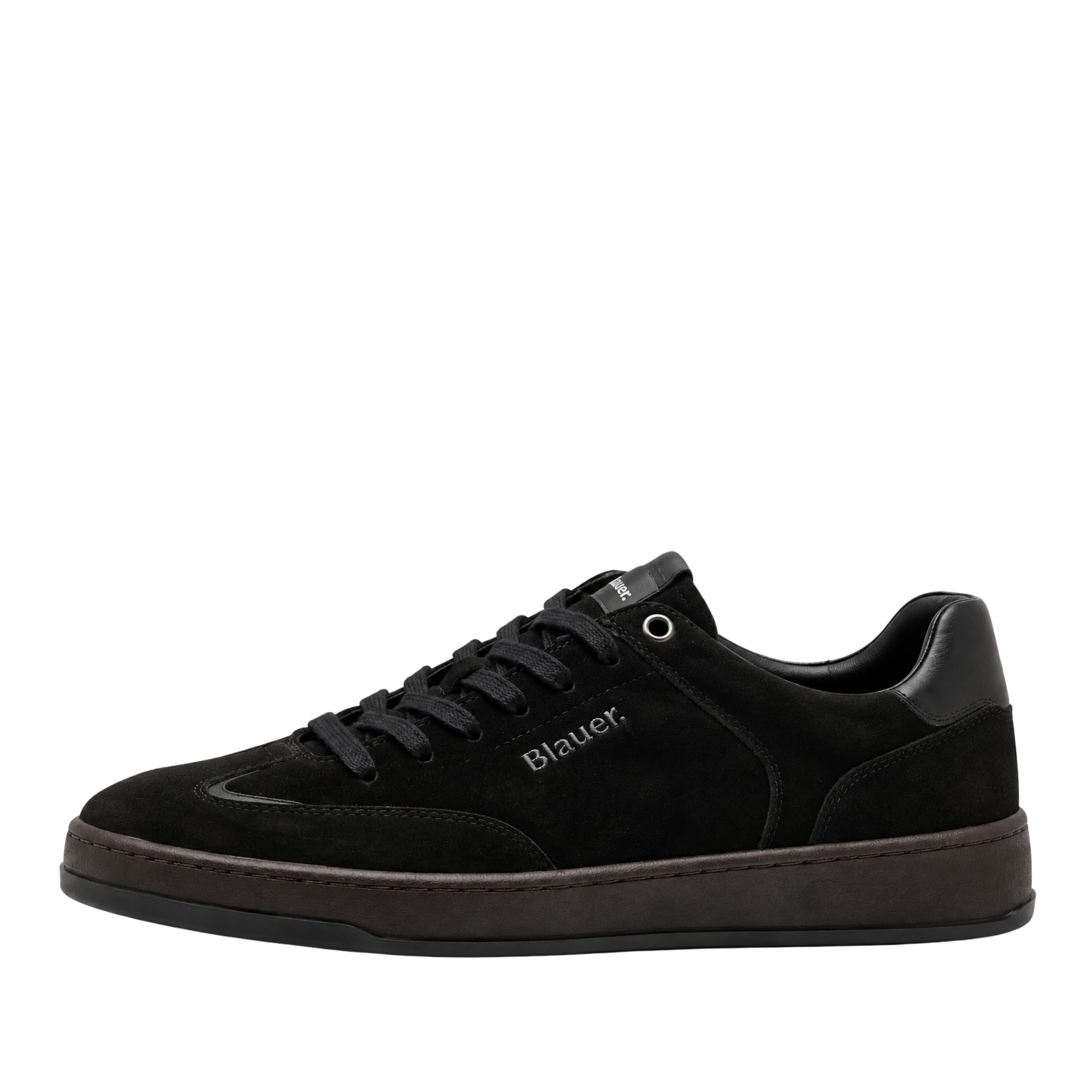 SNEAKERS BASSE CON LACCI UOMO NERO