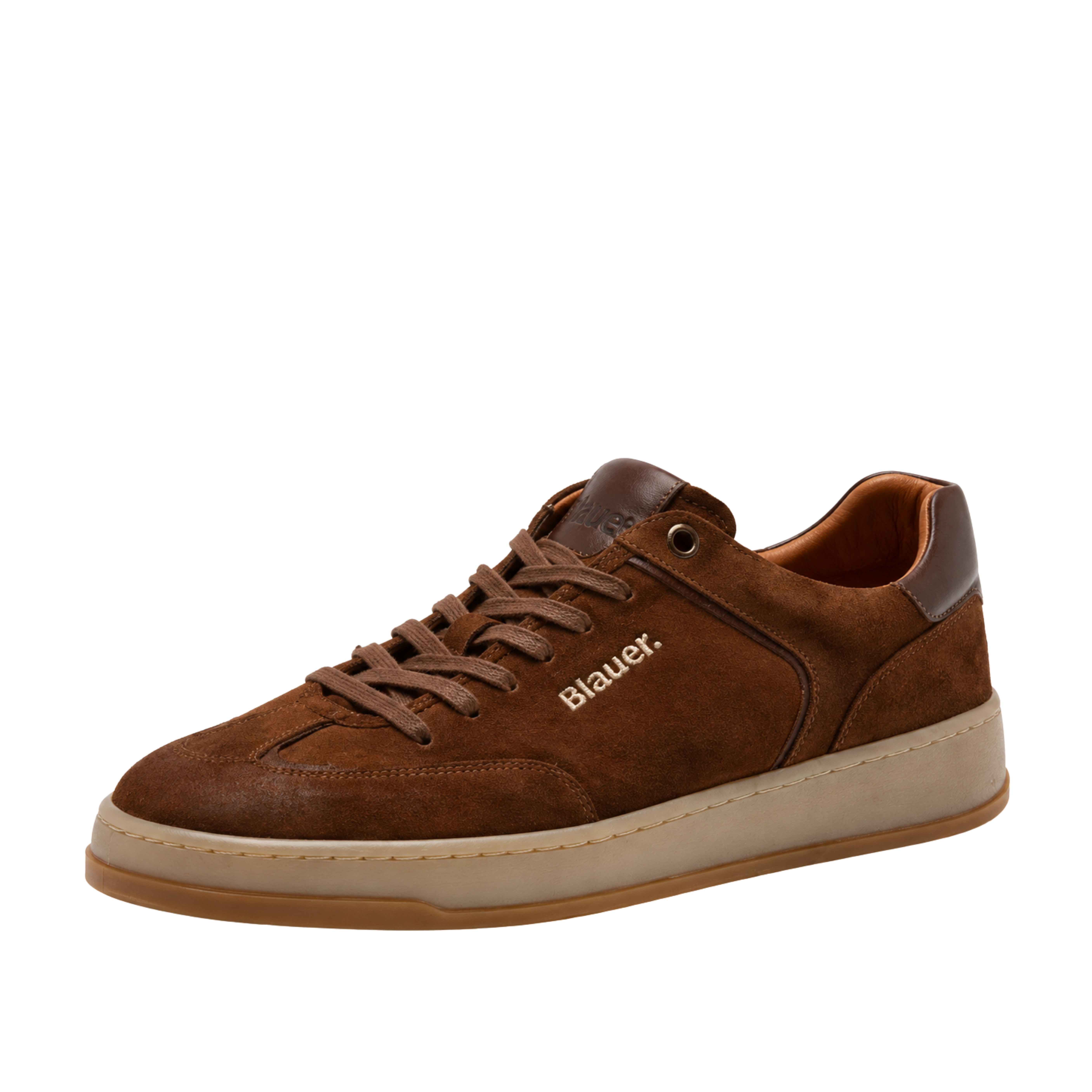 SNEAKERS BASSE CON LACCI UOMO MARRONE